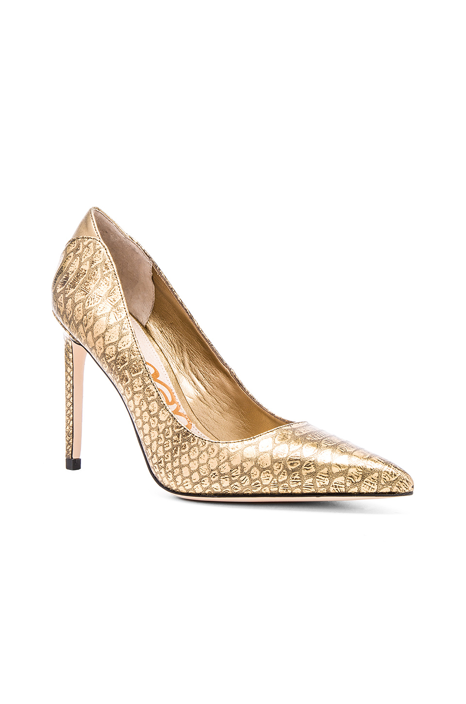 gold sam edelman heels