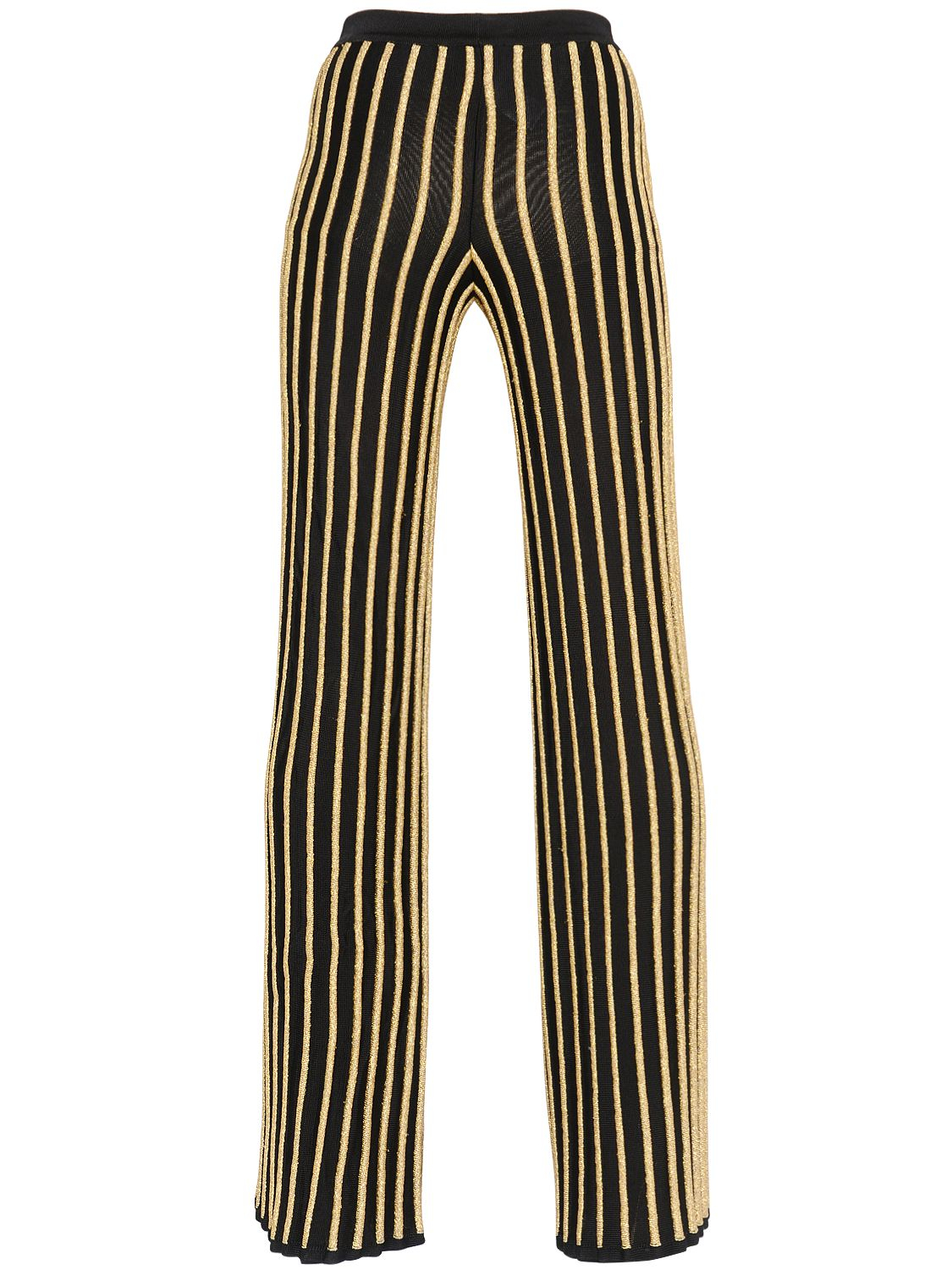 balmain striped pants