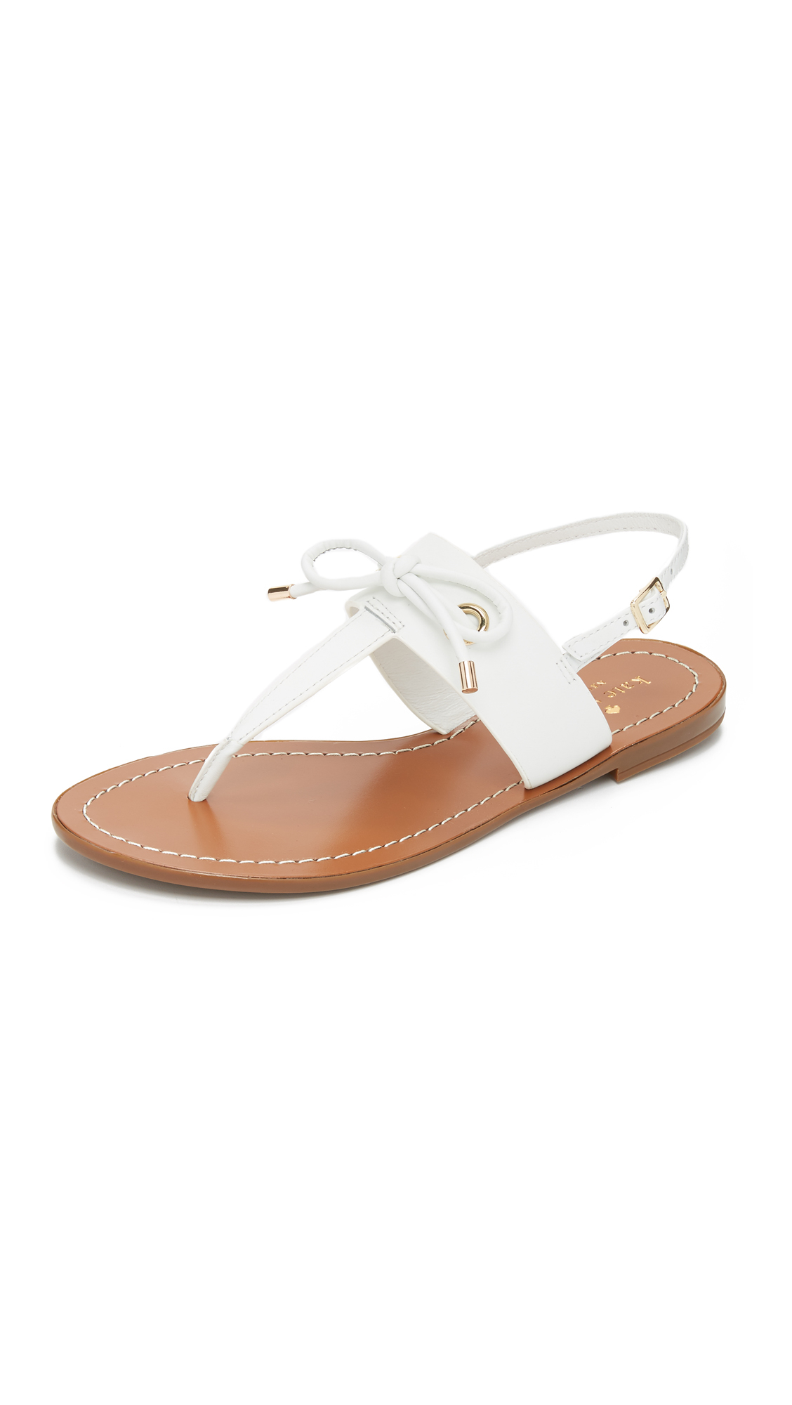 kate spade white flip flops