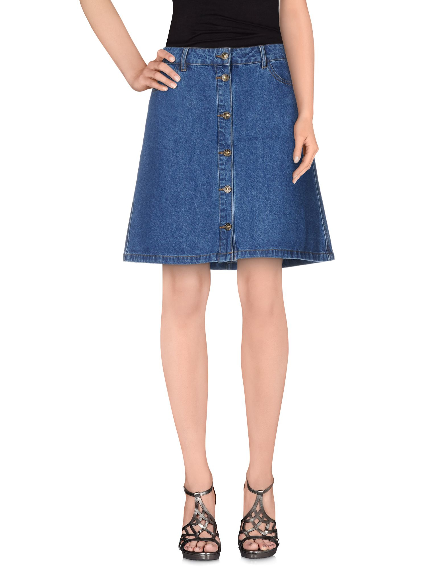 only denim skirt