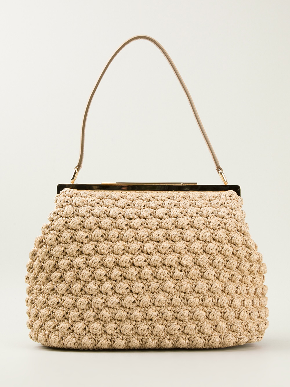 Dolce & Gabbana Medium Crochet Bag in Natural | Lyst