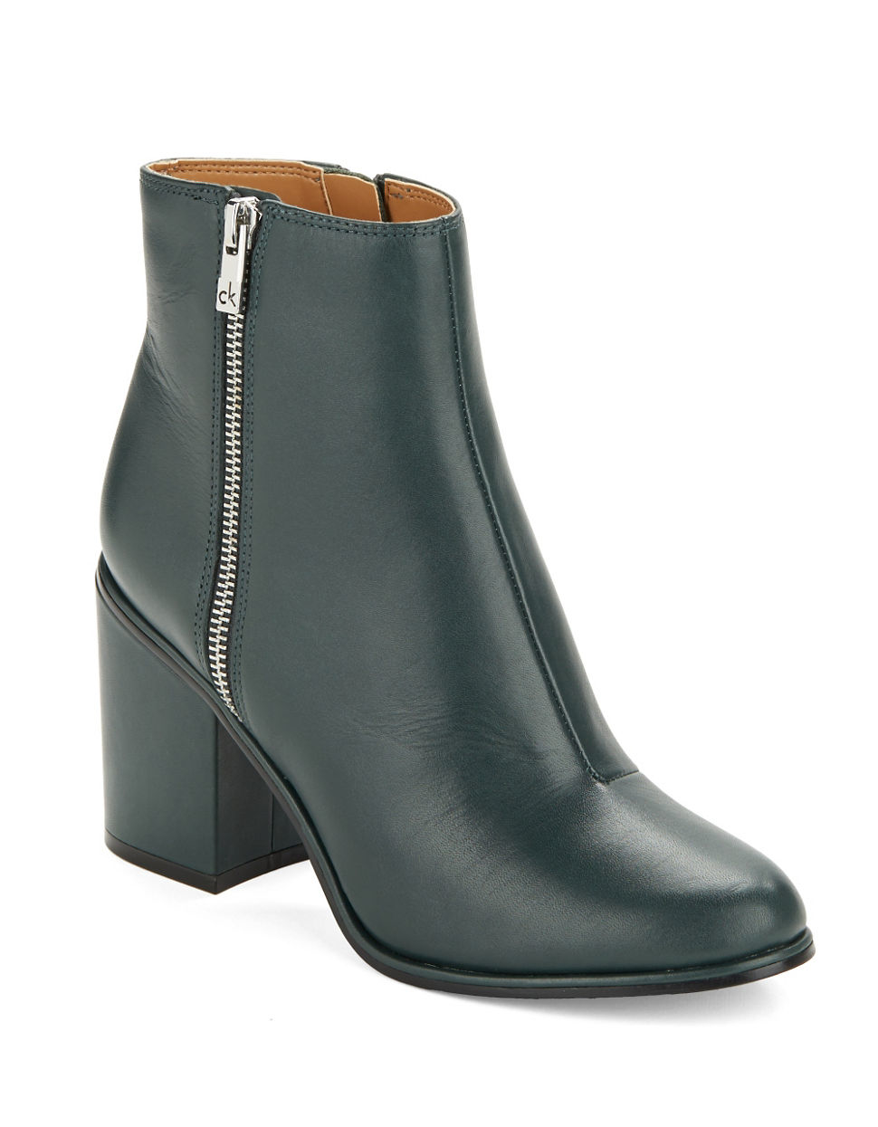 calvin klein green boots