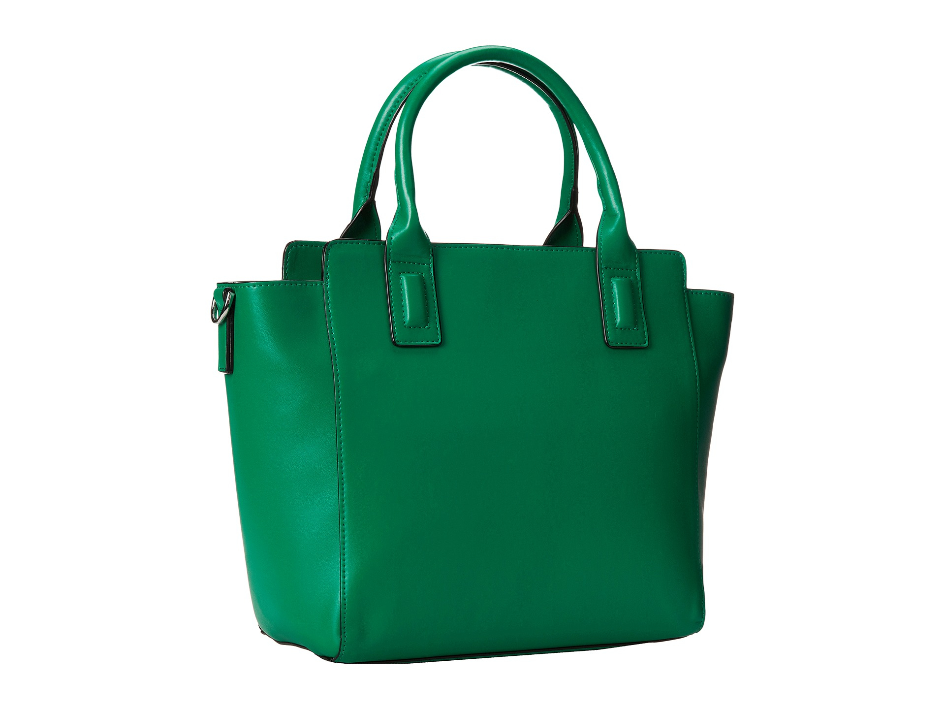 Vera bradley Solid Pu Handbag in Green | Lyst