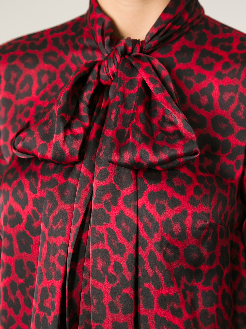 michael kors red blouse