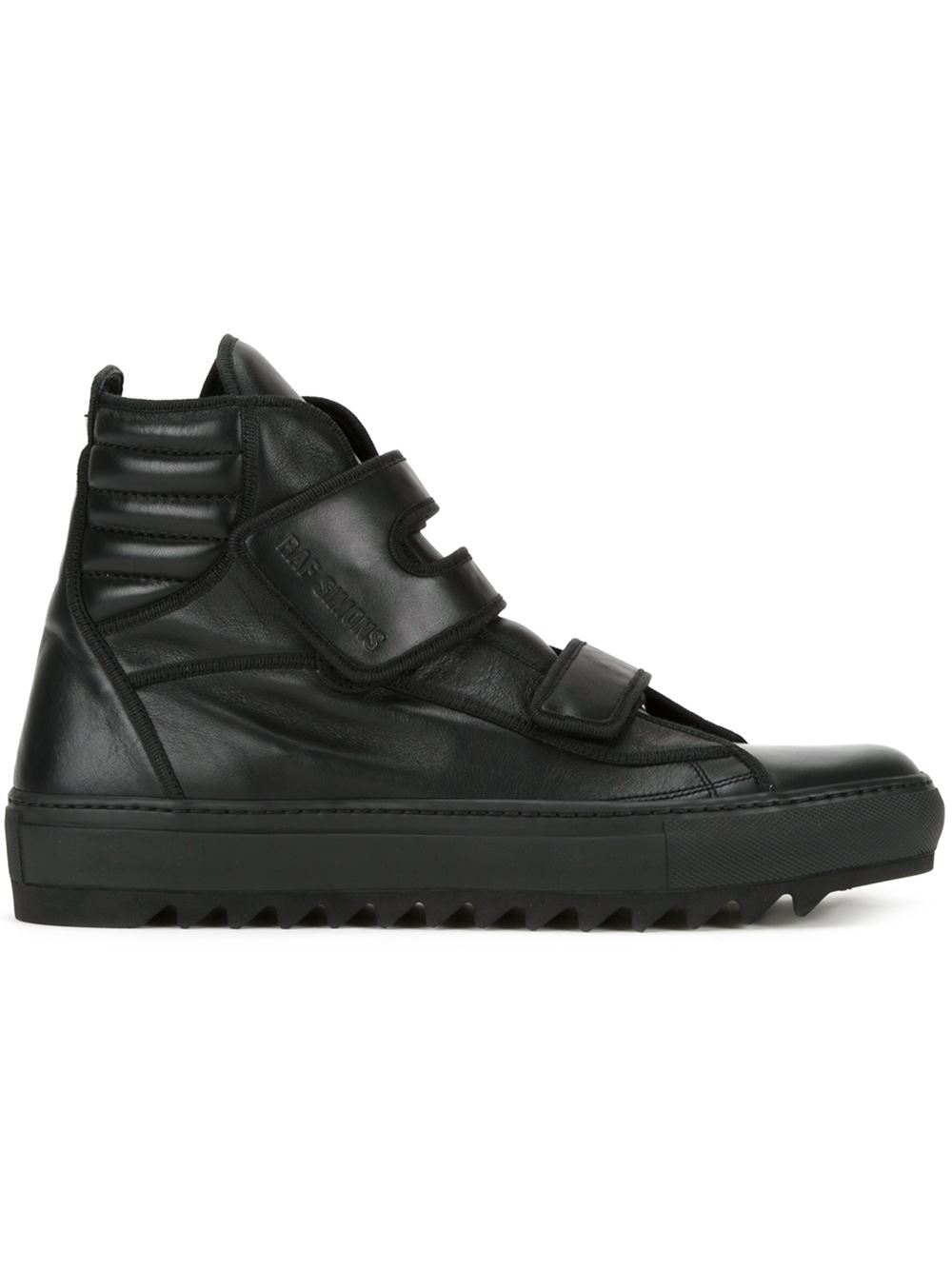 high tops with velcro strap