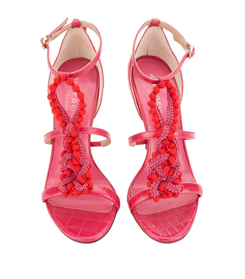 Kurt geiger Kensington High Heel Sandals in Pink | Lyst