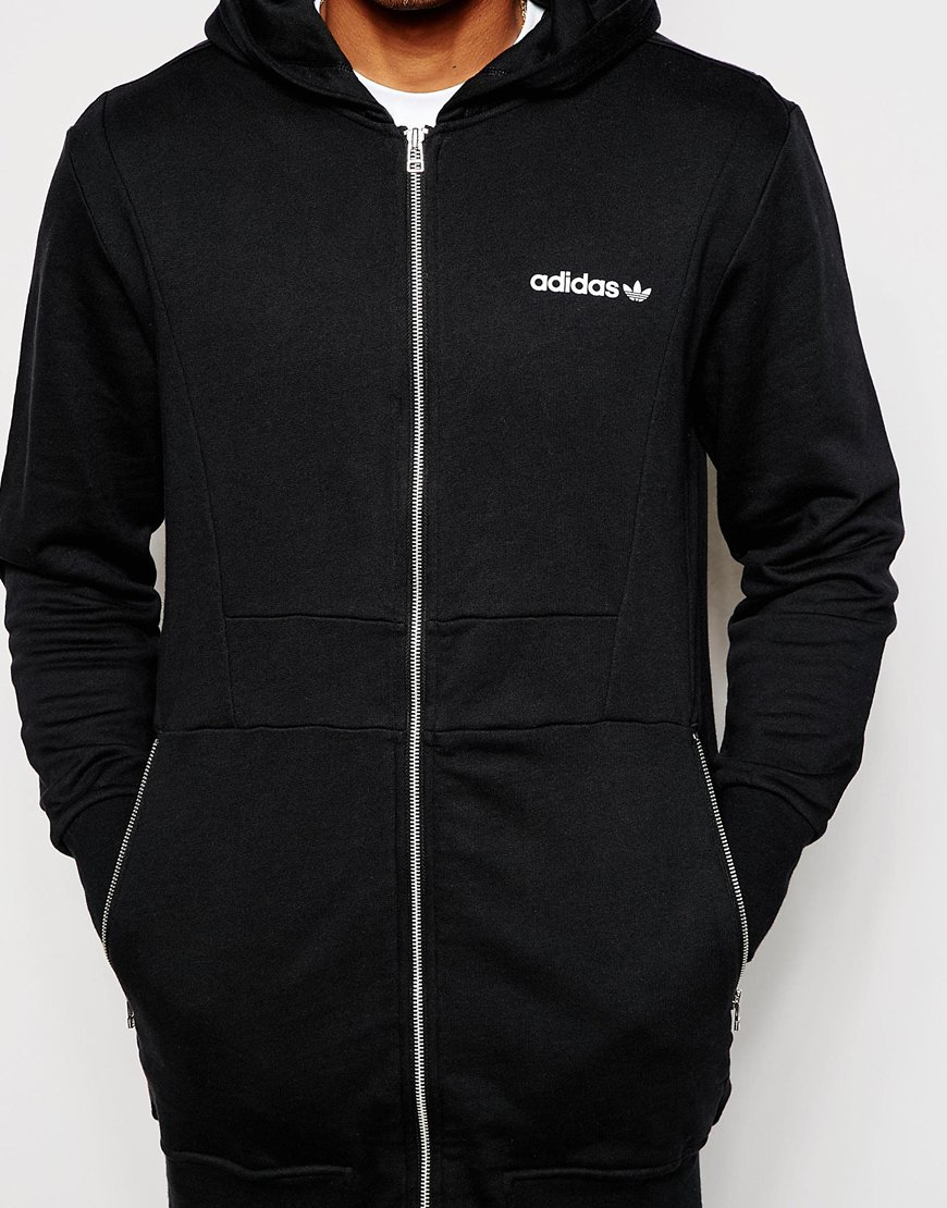 adidas longline hoodie