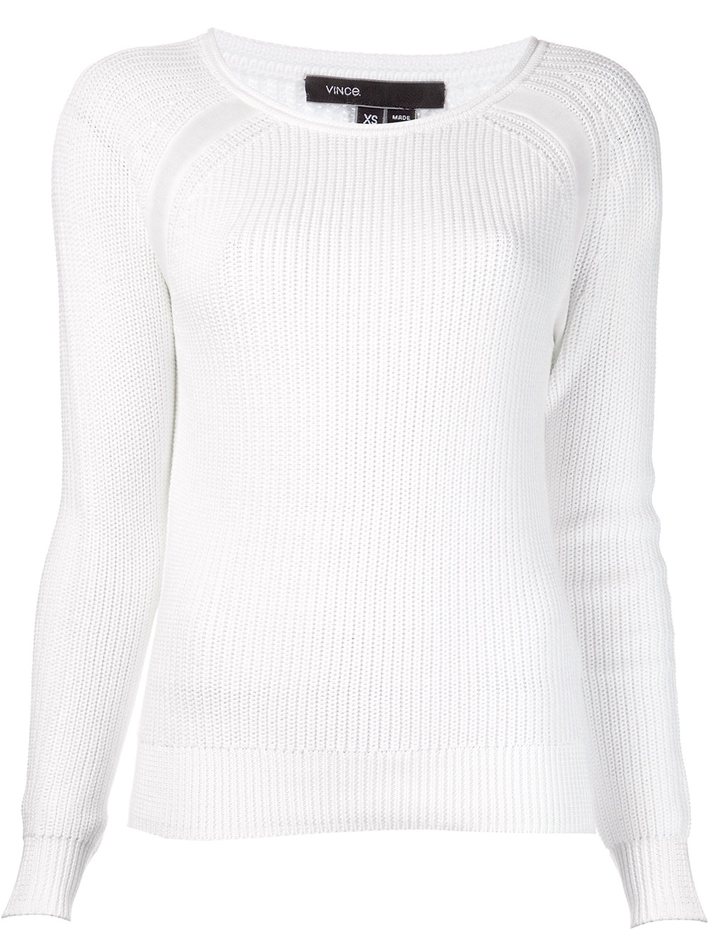 Lyst - Vince Raglan Pullover Sweater in White