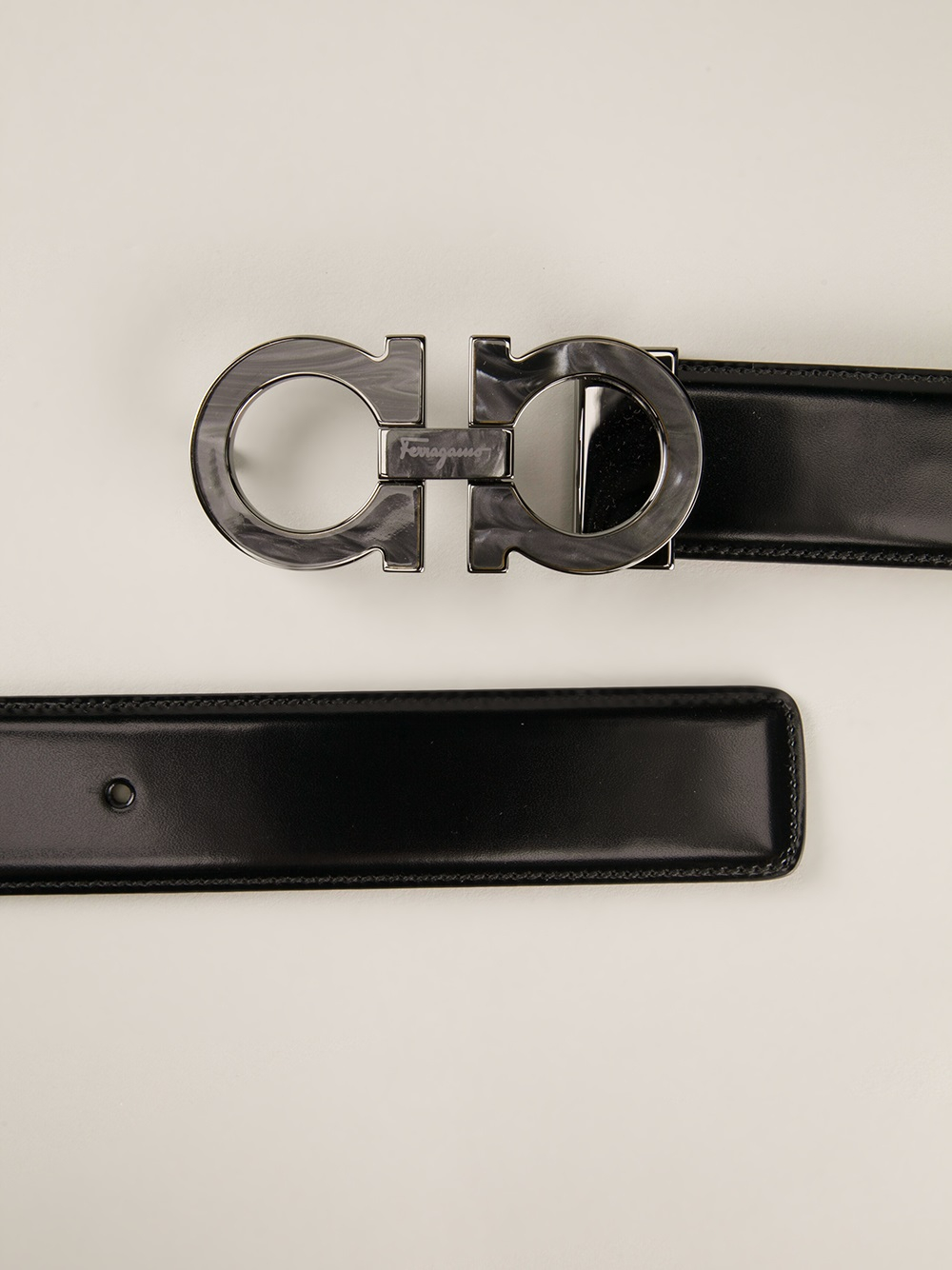 ferragamo belt black buckle