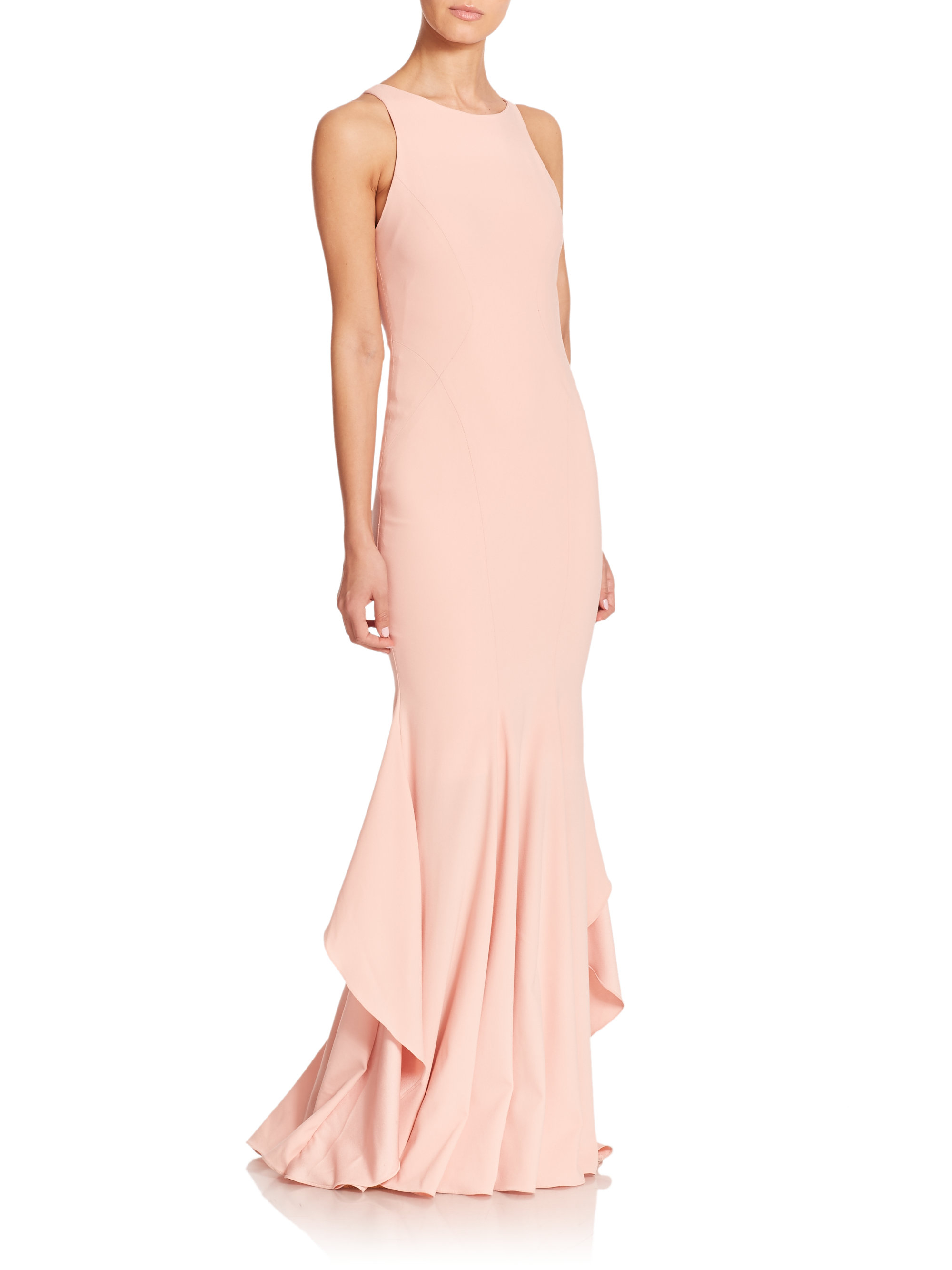 zac posen pink gown