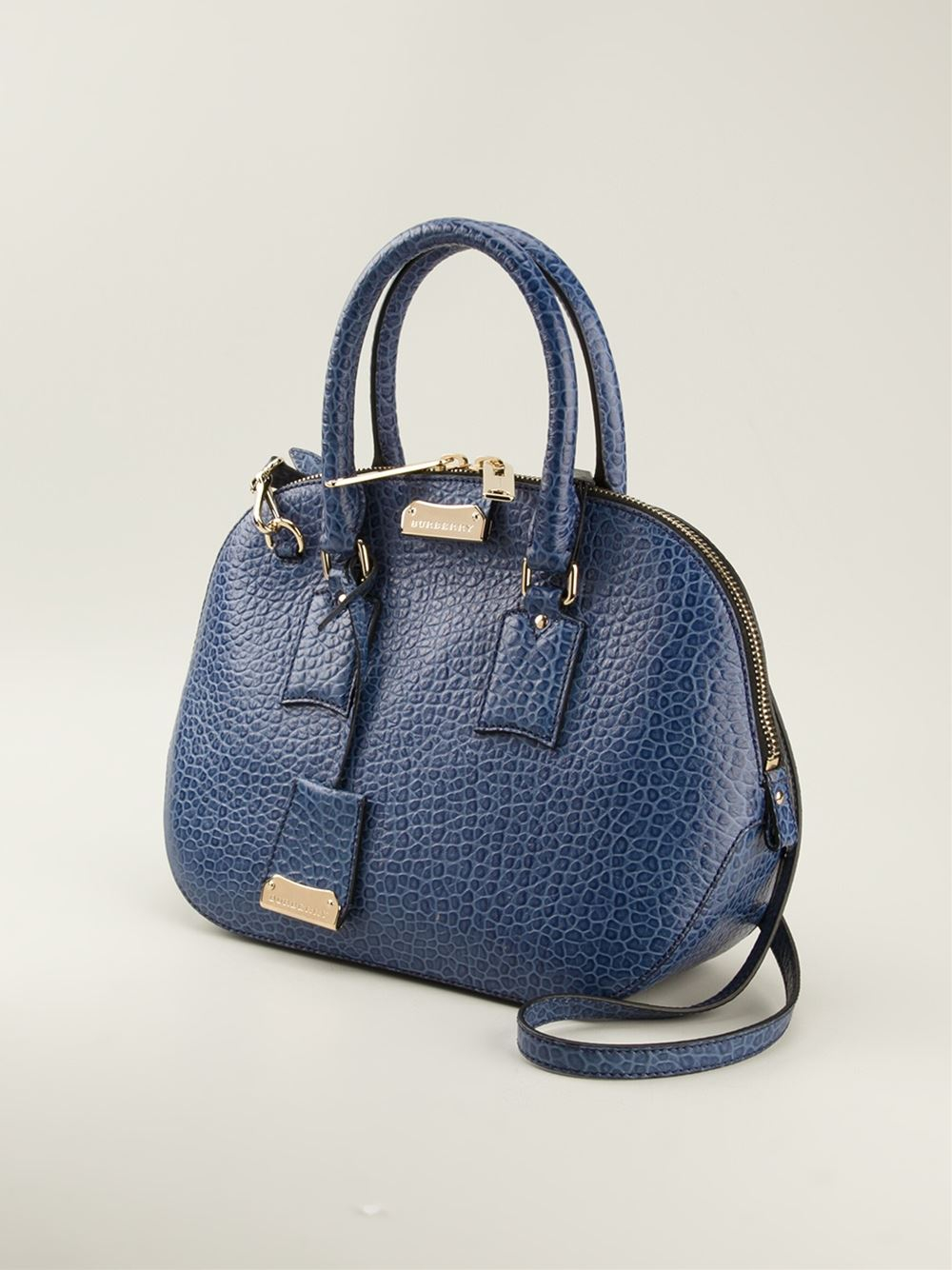 Burberry The Small Orchard Bowling Bag in Blue - Lyst