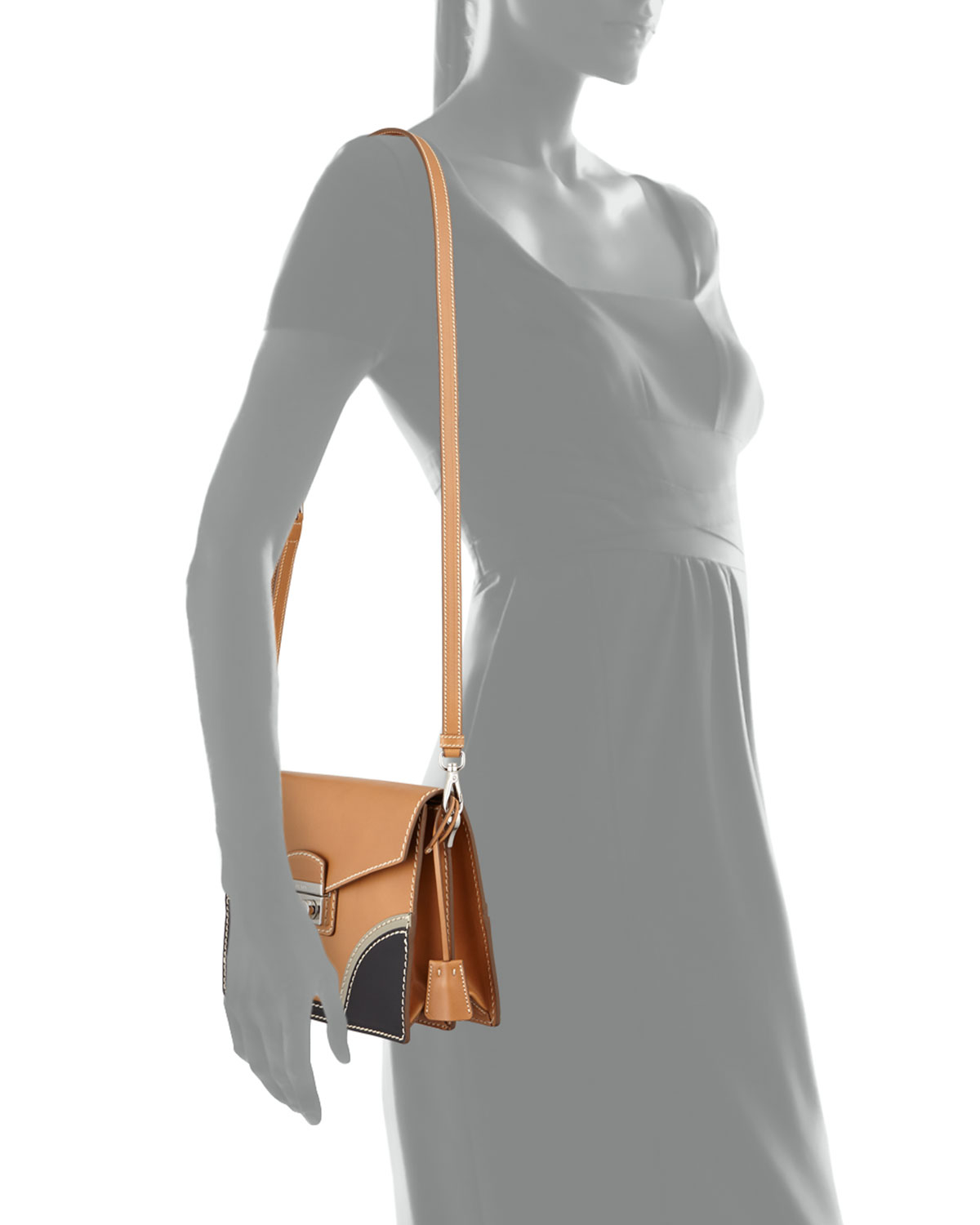 prada beige shoulder bag  