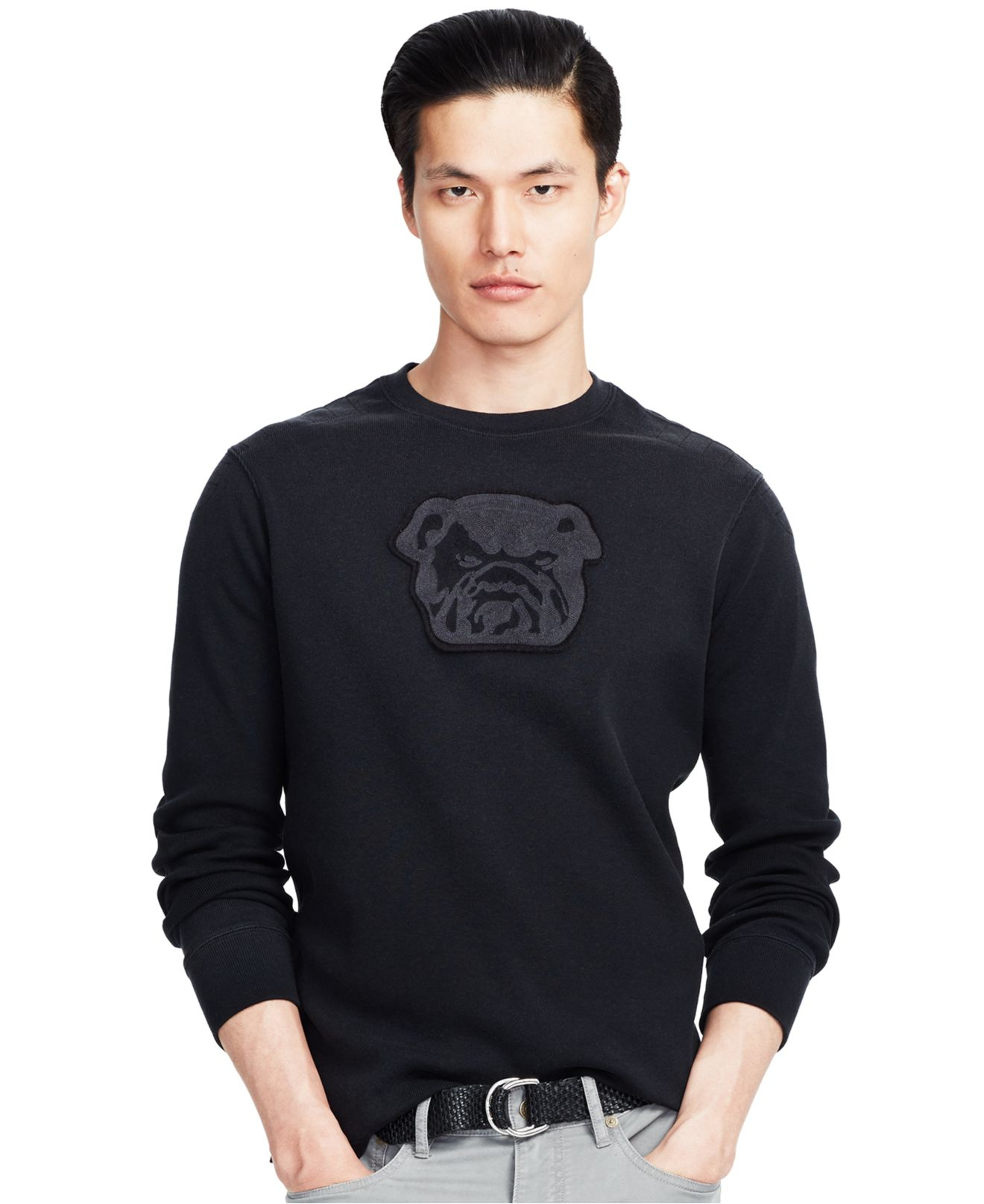 Polo bulldog sweatshirt clearance