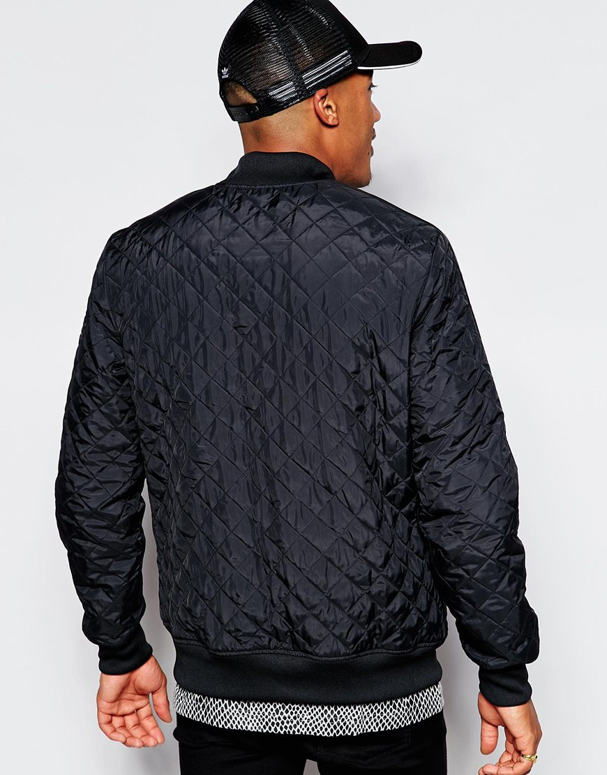 adidas Quilted Jacket Ab7862 in Black for Men Lyst