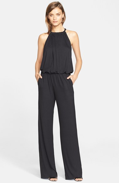 trina turk black jumpsuit