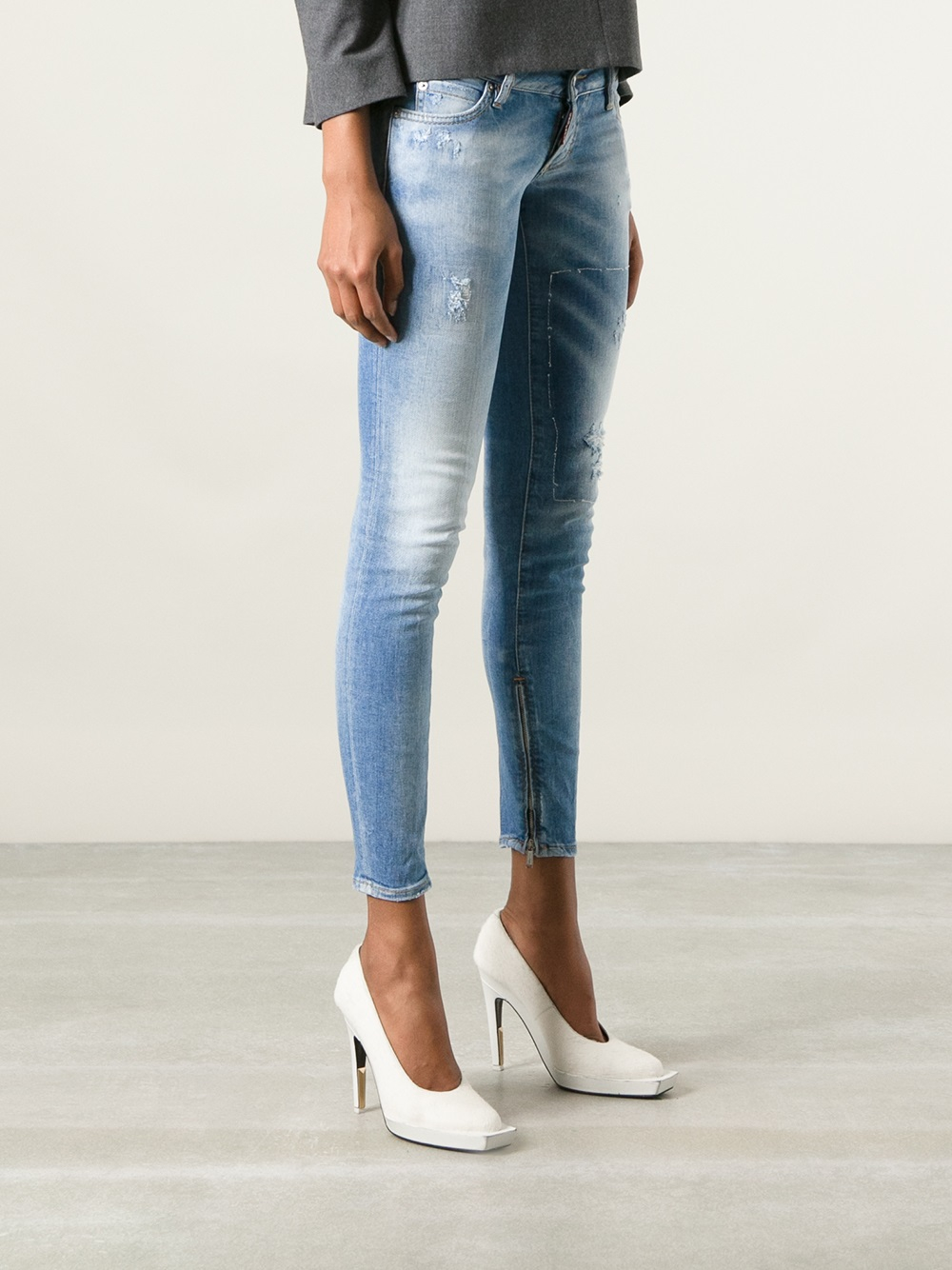 cropped skinny jean