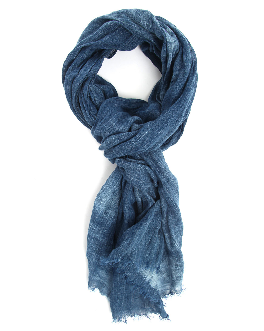 Tommy hilfiger Dyed Indigo Blue Scarf in Blue for Men (indigo) Lyst