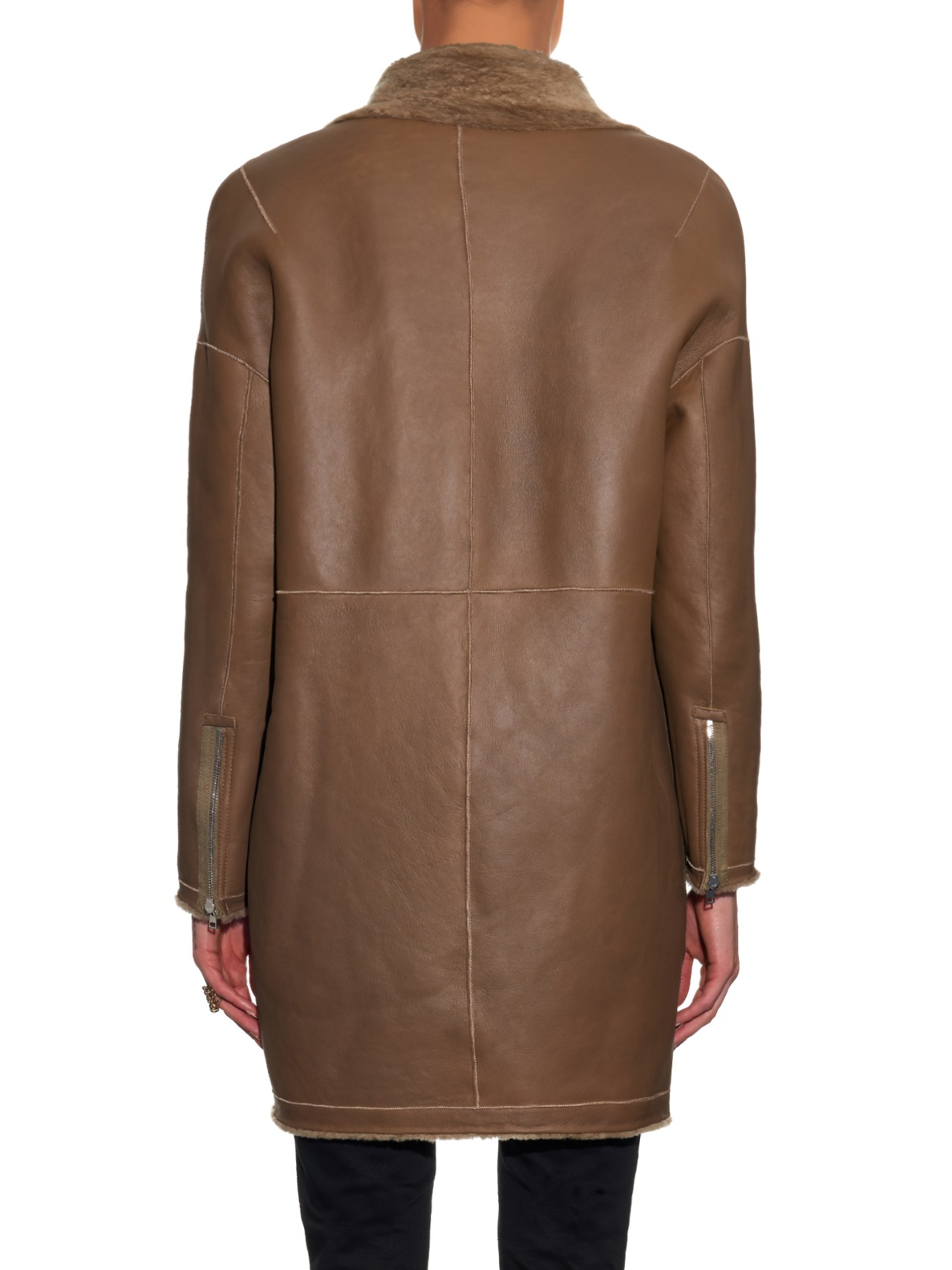 Sprung freres black lambskin coat Outlet