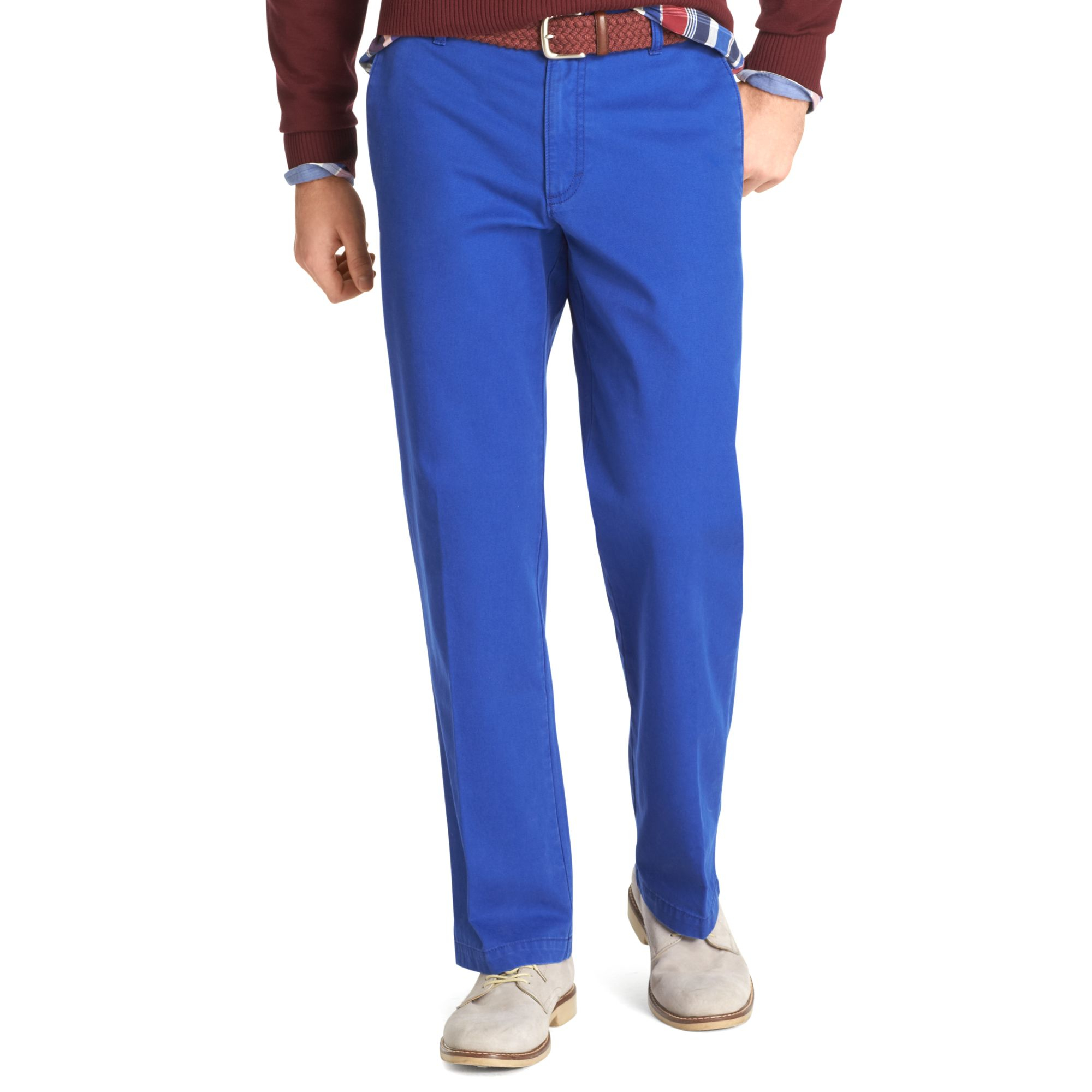Lyst - Izod Saltwater Straightfit Chino Pants in Blue for Men