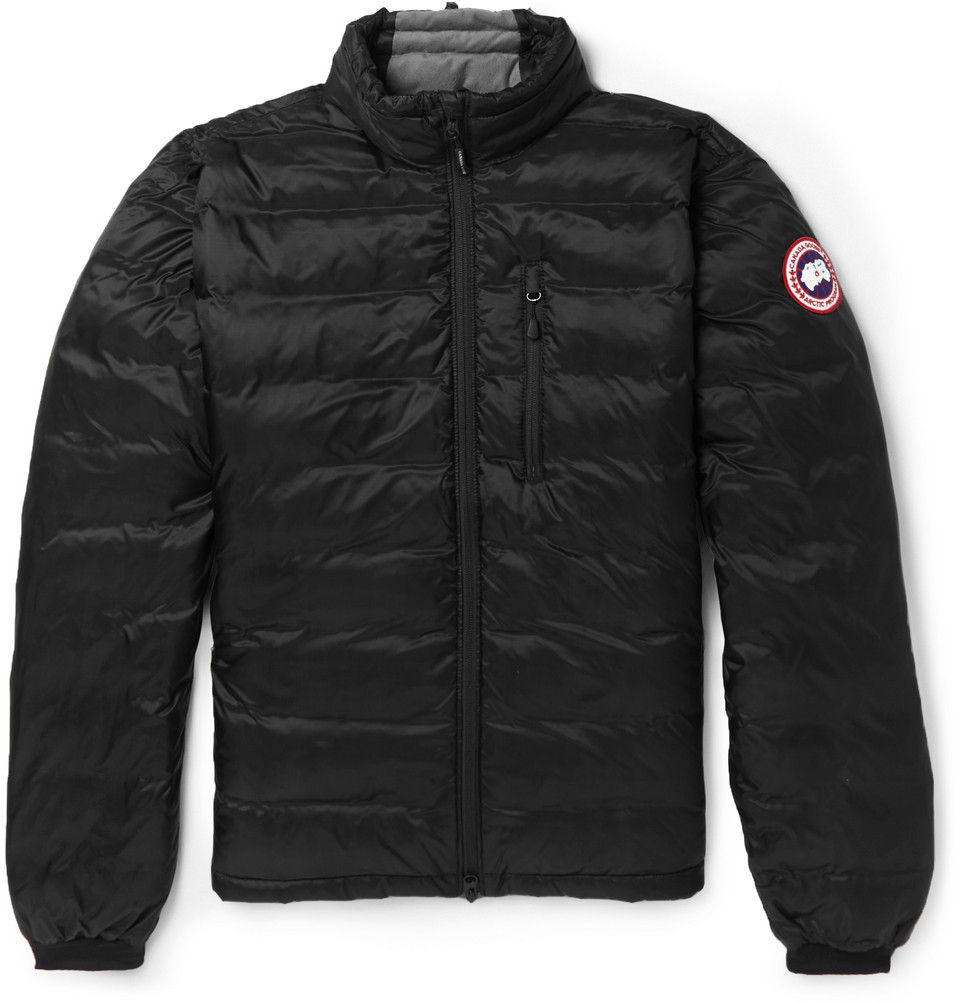 Lyst Canada Goose Lodge Packaway Quilted Downfilled Jacket in Black