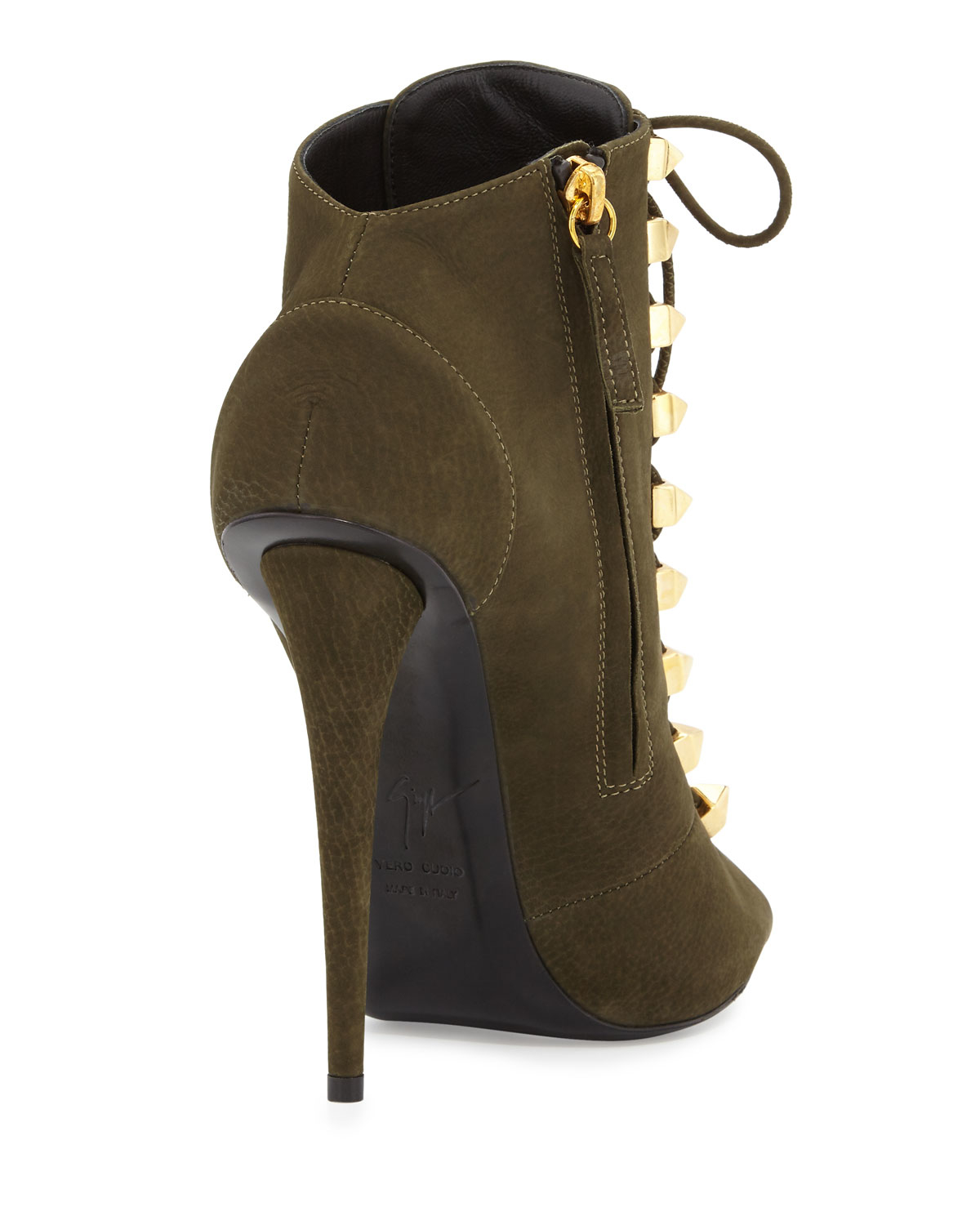 high heel booties lyst giuseppe zanotti suede lace up high heel bootie in high heel booties lyst giuseppe zanotti suede lace up high heel bootie in