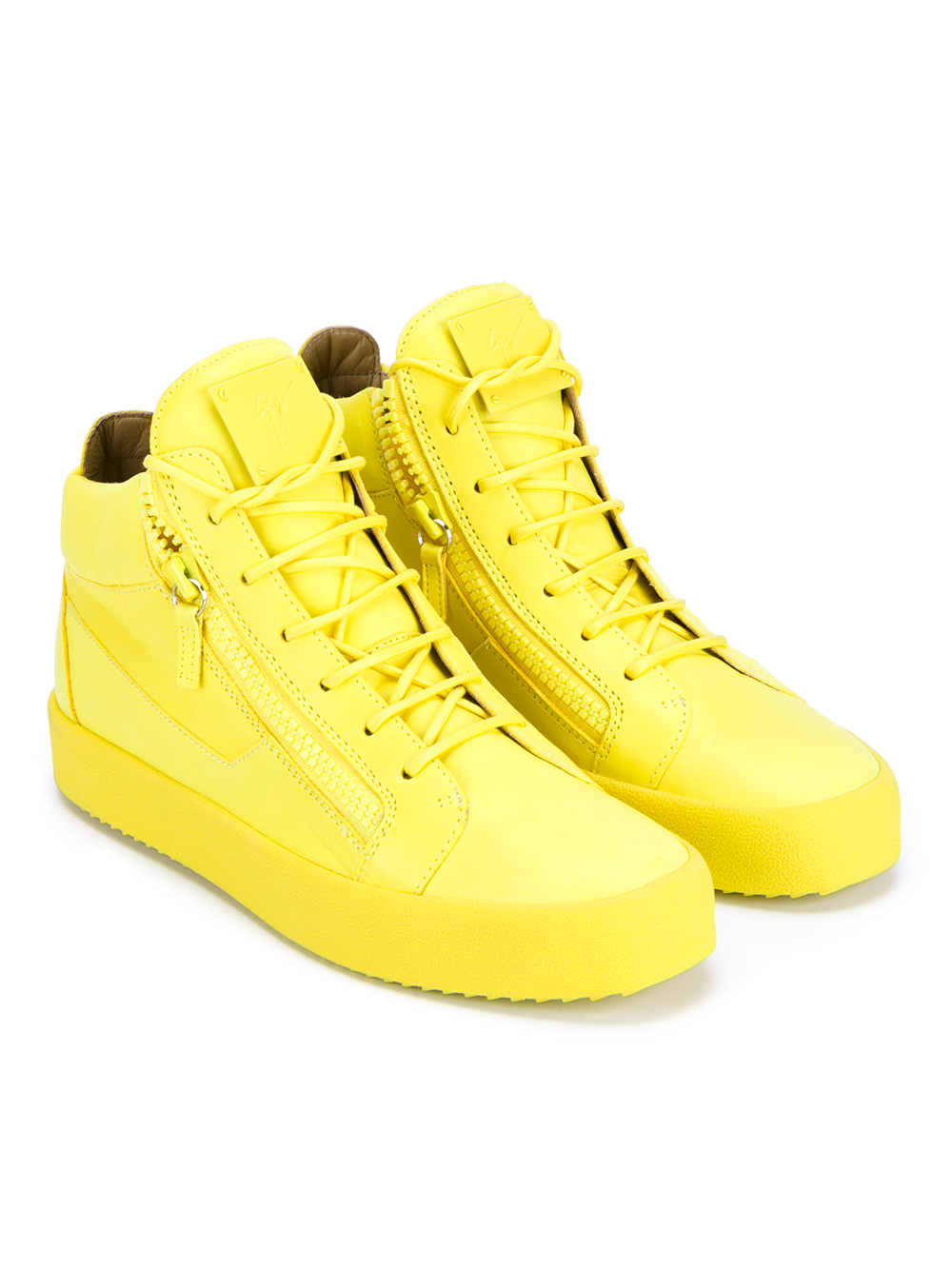 giuseppe zanotti boots yellow