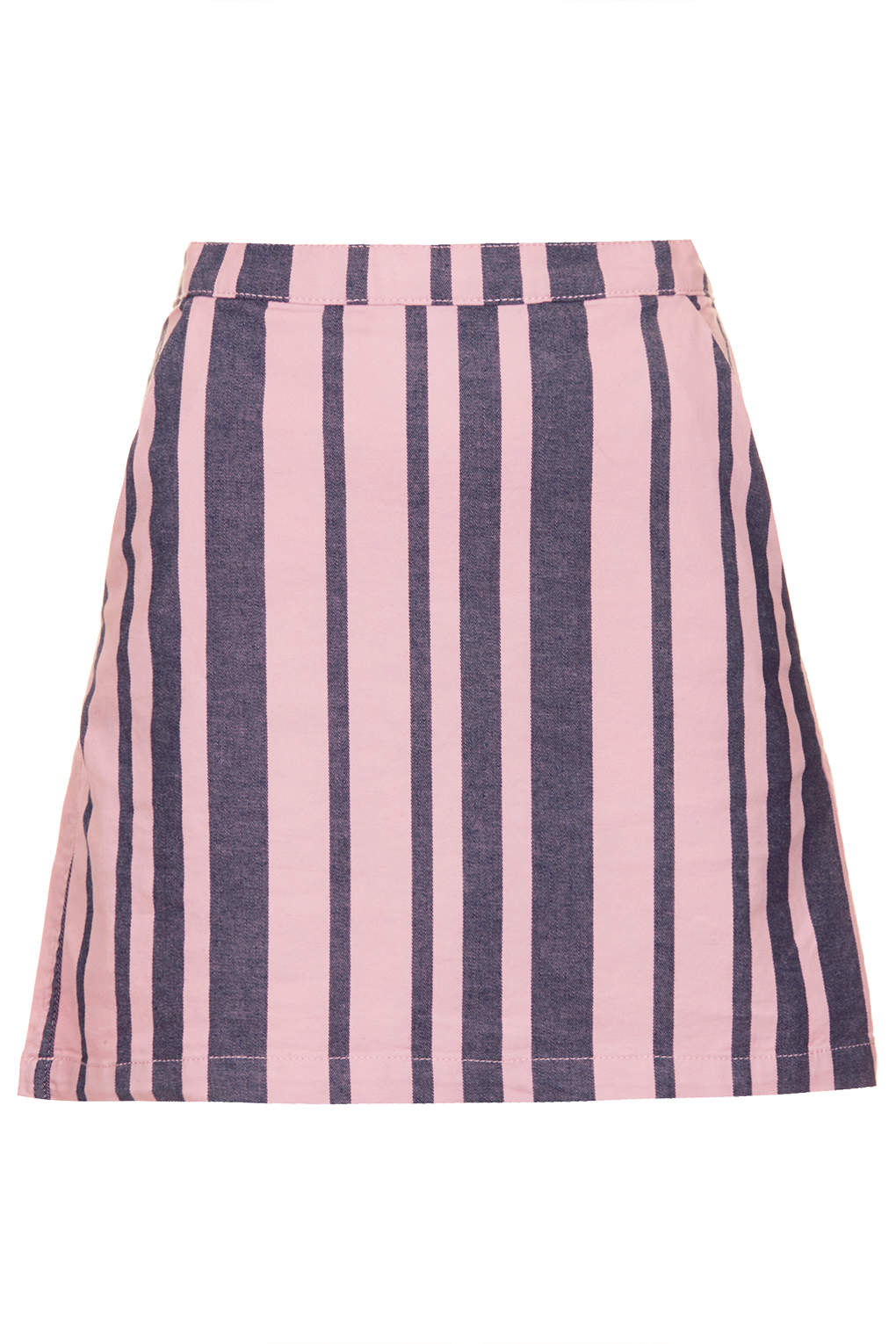topshop purple denim skirt