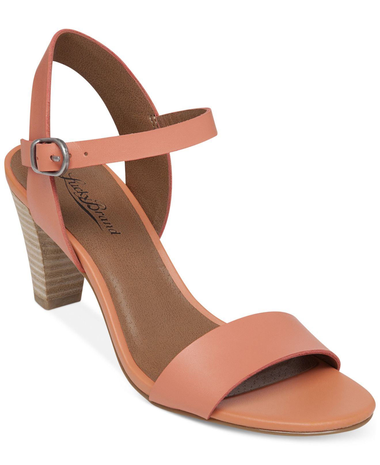 lucky brand heeled sandals