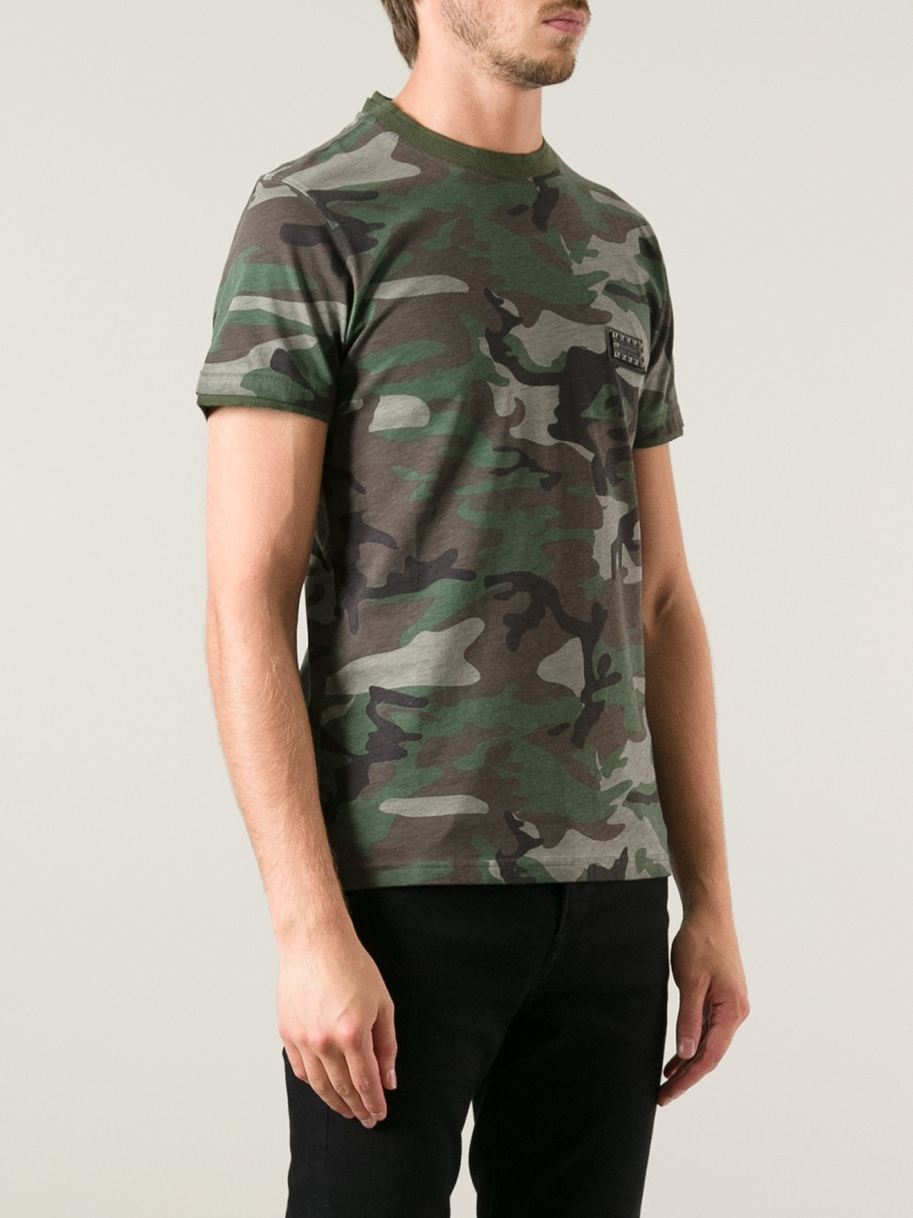 Philipp Plein Camouflage T shirt in 