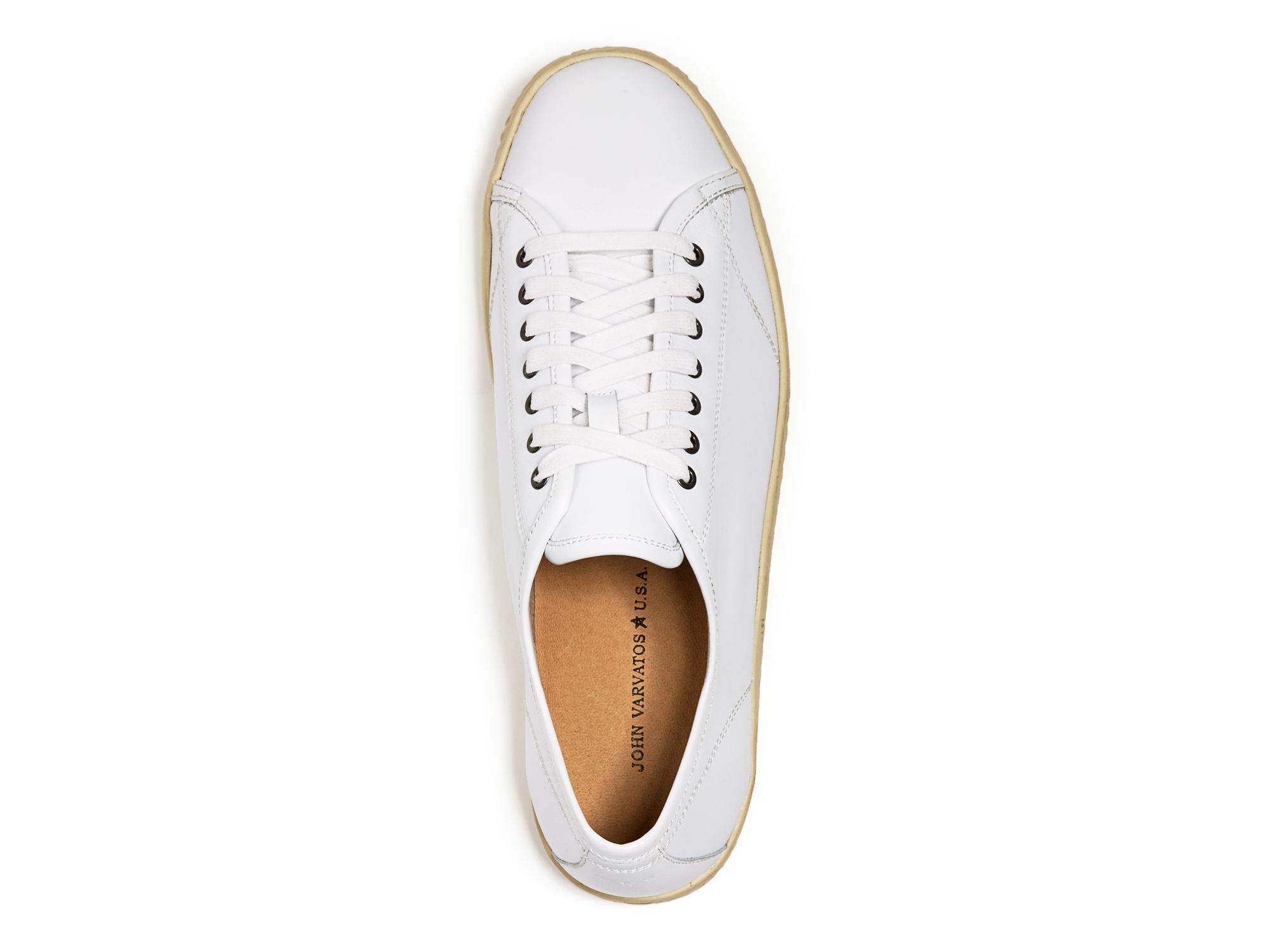 john varvatos white sneakers