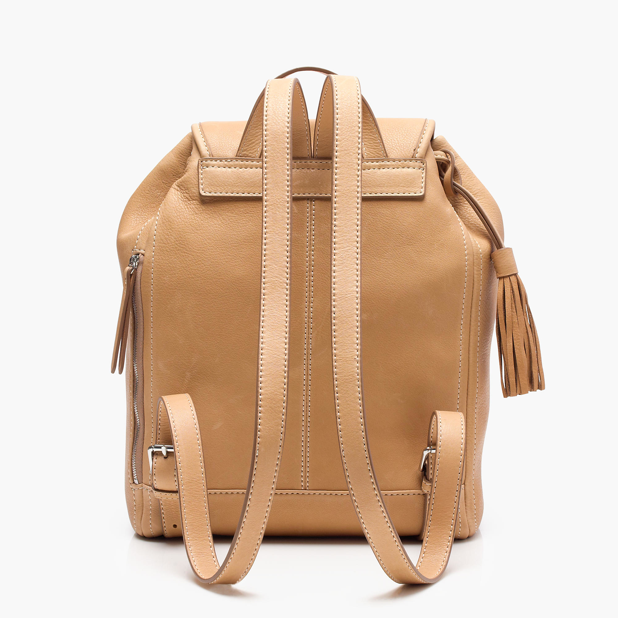 j crew leather backpack