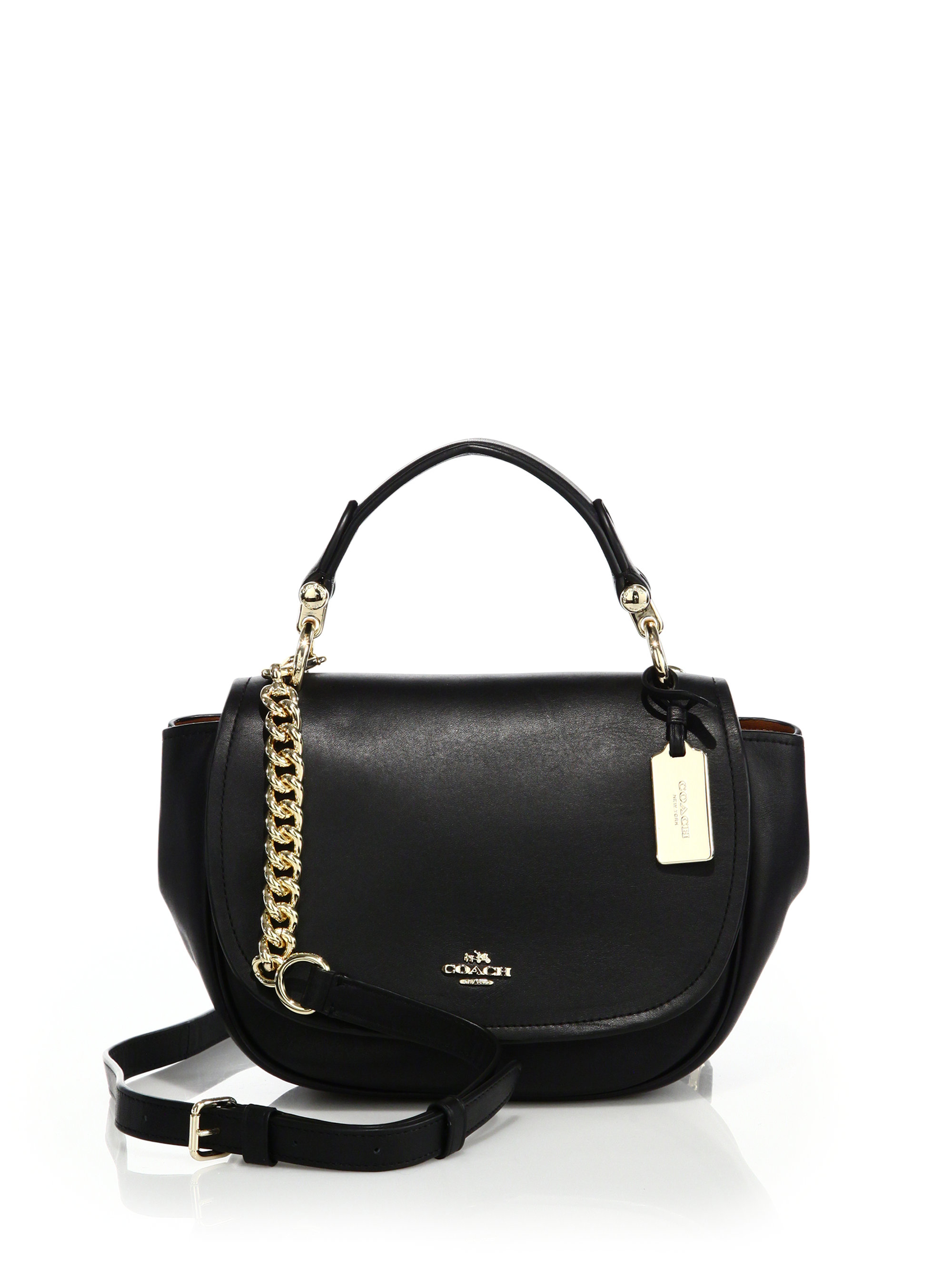 Coach Nomad Leather Crossbody Bag in Black | Lyst