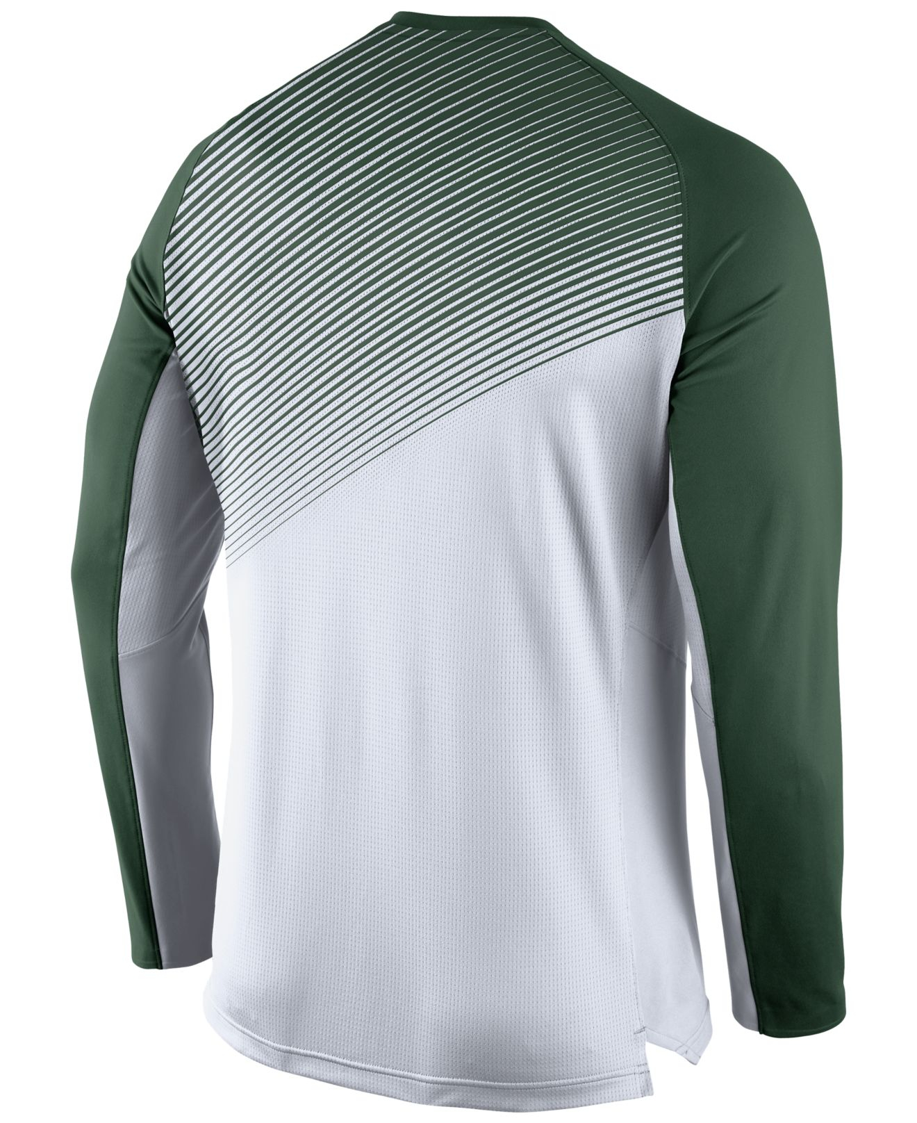 Nike Long-Sleeve Miami Hurricanes Fearless Shootaround T-Shirt in Green for | Lyst