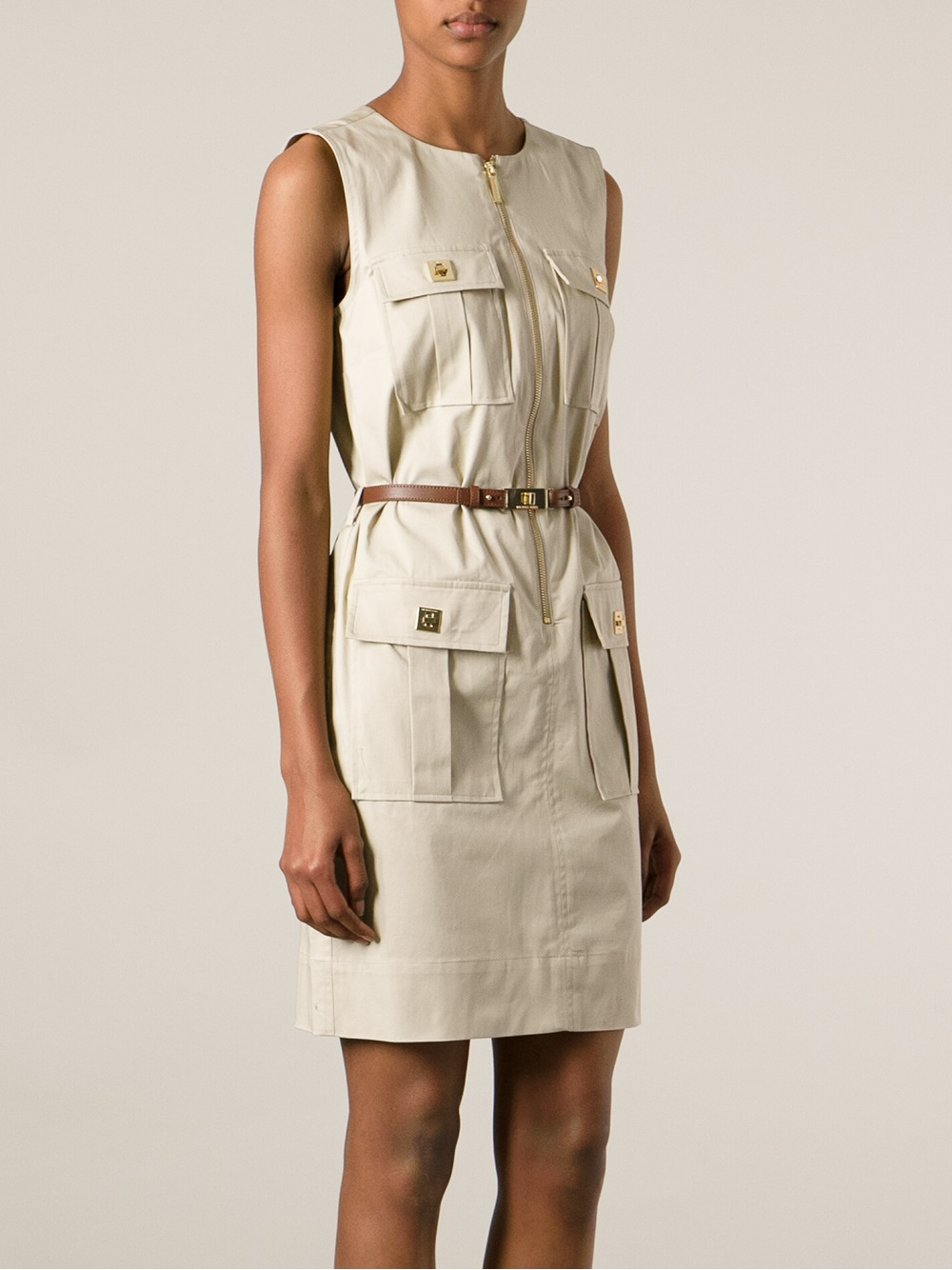 Beige cargo dress hot sale