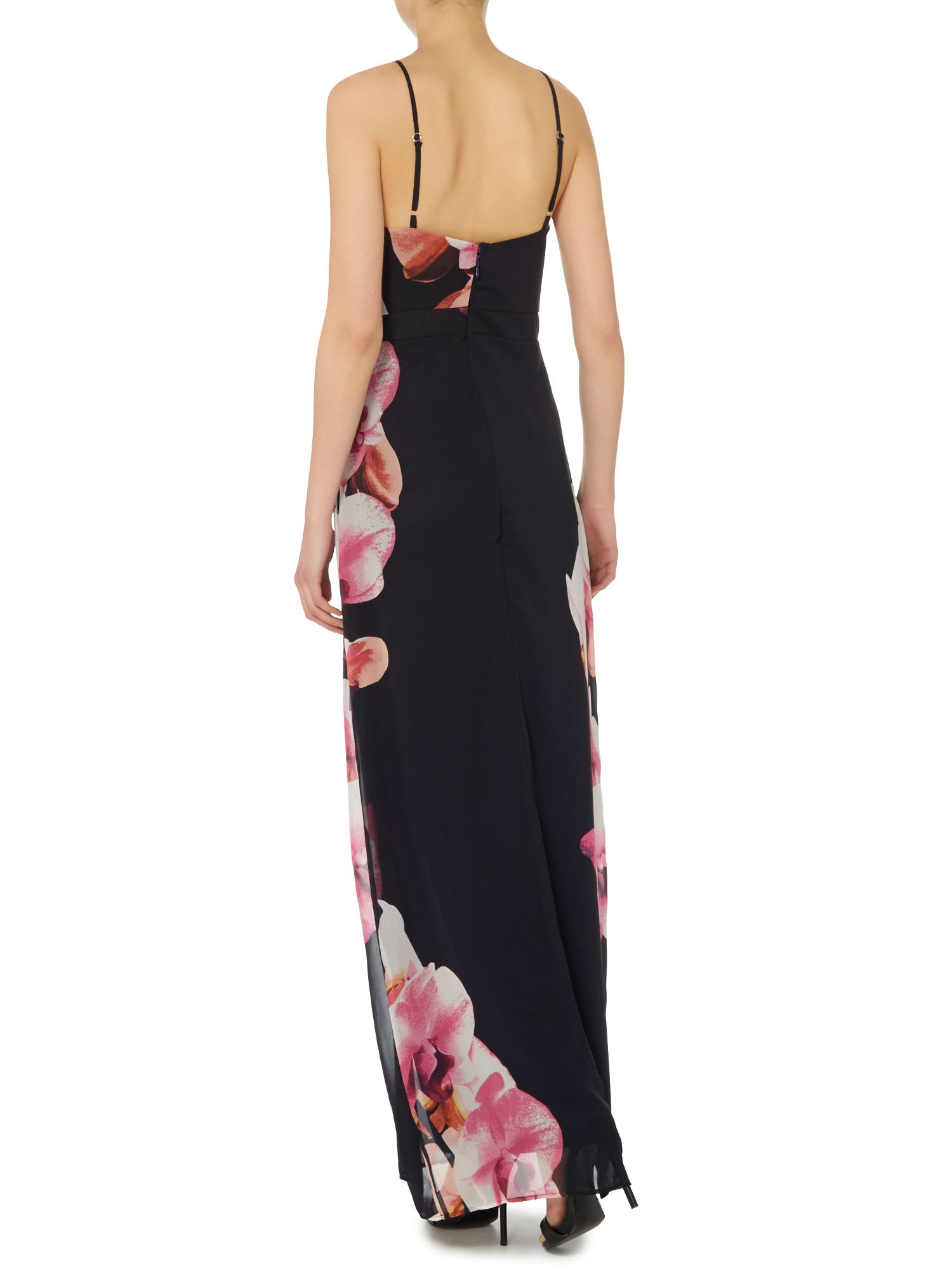 Lipsy Cami Top Floral Maxi Dress in Pink Lyst