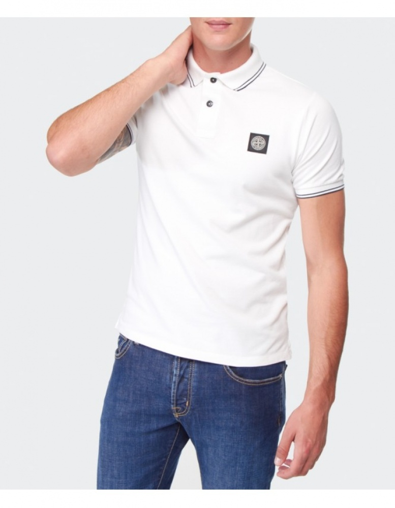 stone island slim fit polo