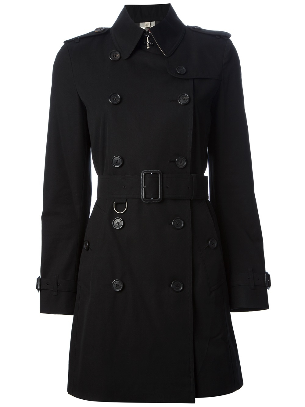 Burberry london 'balmoral' Trench Coat in Black | Lyst