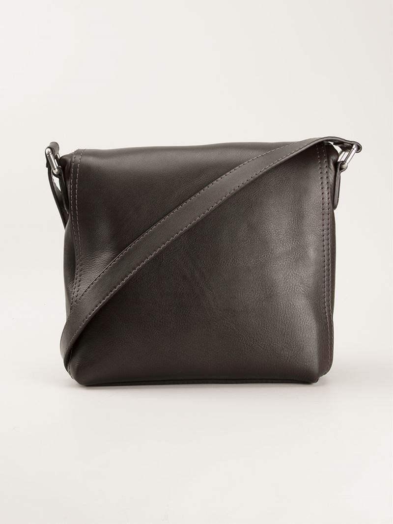 Lyst Armani Messenger Bag in Brown for Men
