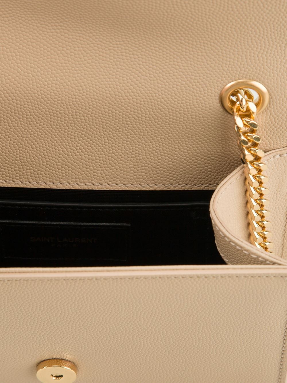 Saint laurent \u0026#39;Monogram\u0026#39; Crossbody Bag in Beige (nude \u0026amp; neutrals ...