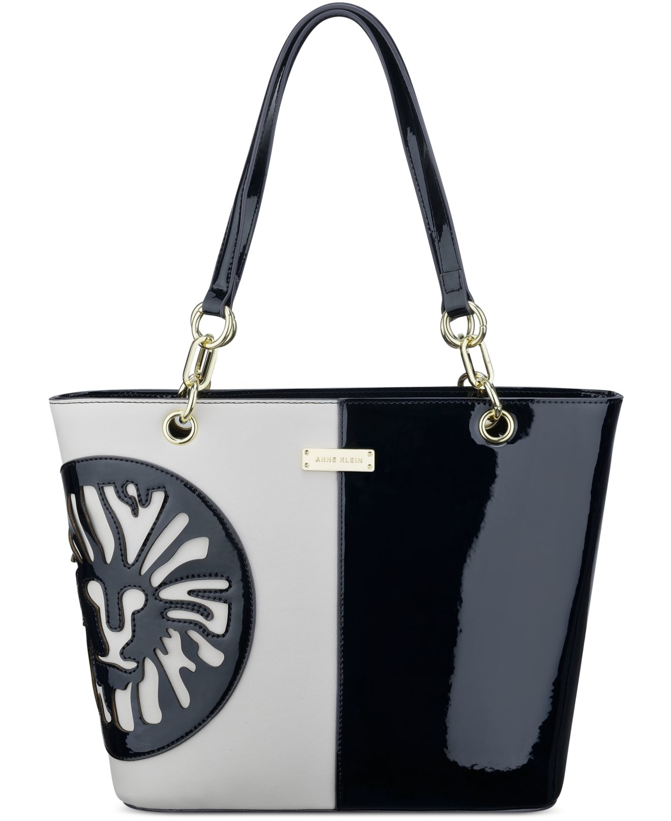 anne klein purses black and white