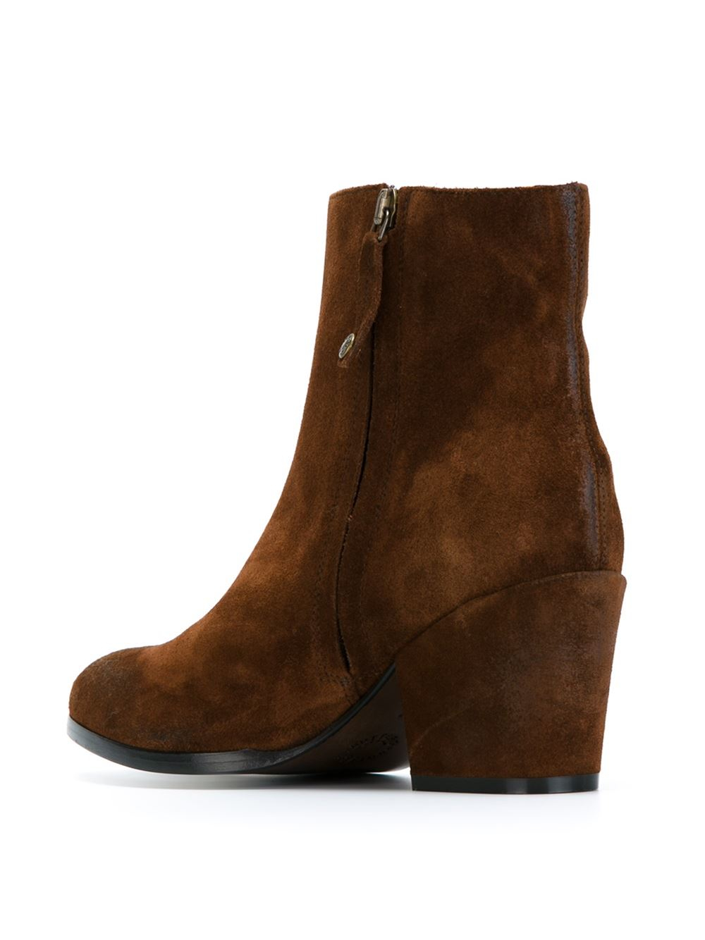 Buttero Suede Ankle Boots in Brown | Lyst