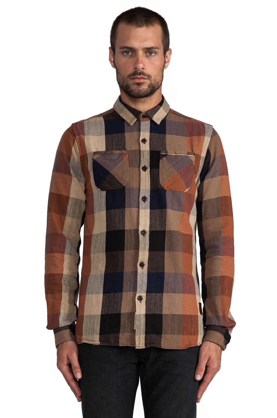 block check shirt