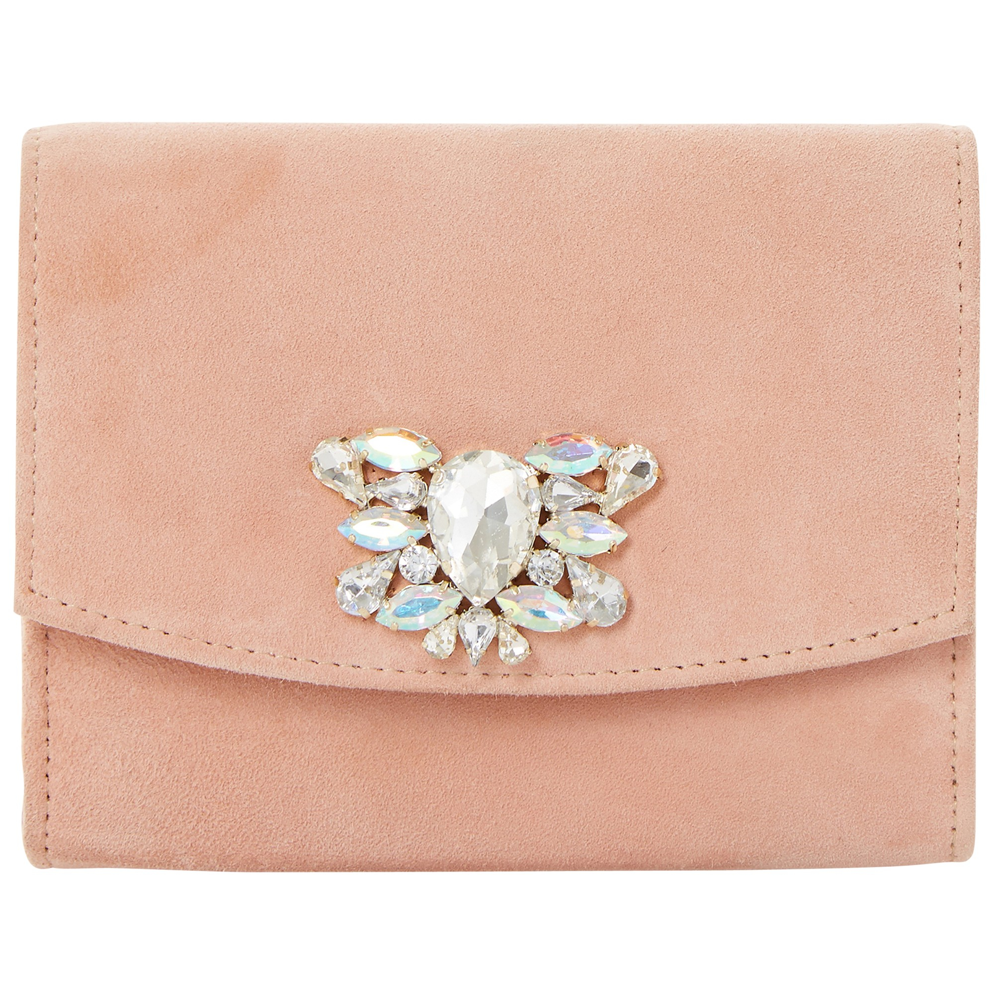 Dune Bernadette Bejewelled Clutch Bag in Blush (Pink) Lyst