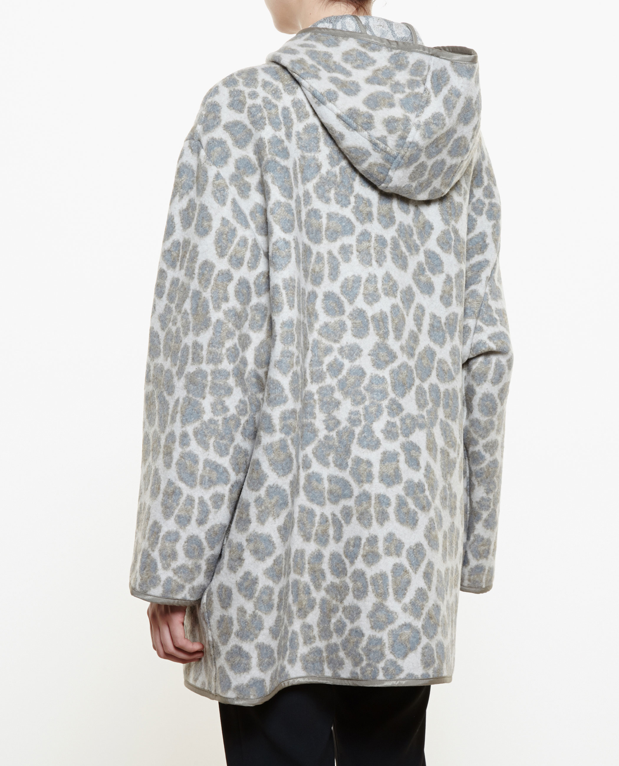 stella mccartney leopard coat