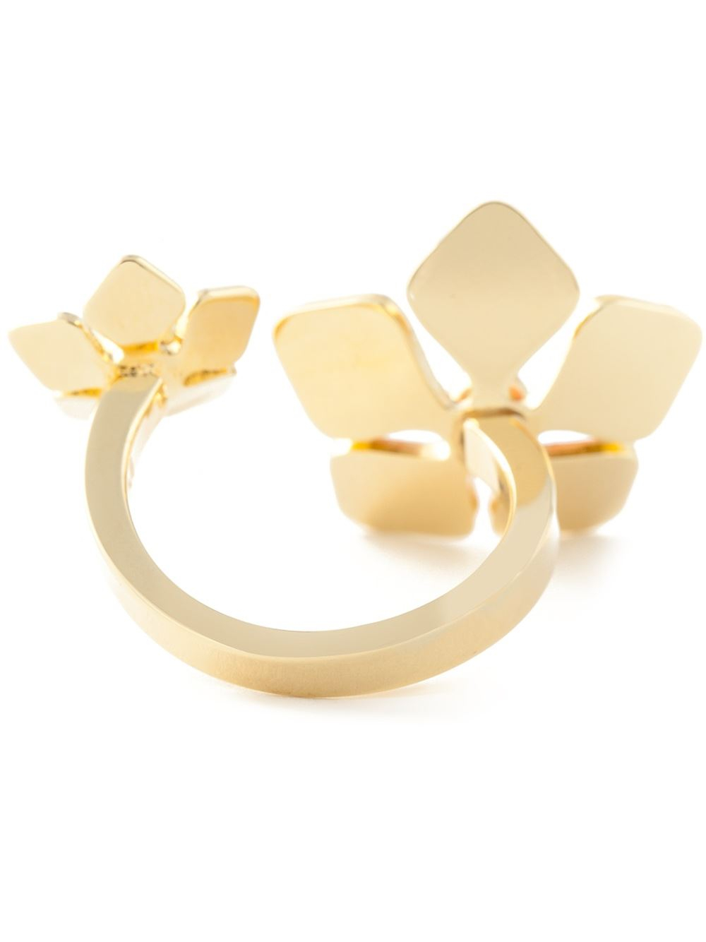 Fendi 'Blossom' Ring in Metallic - Lyst
