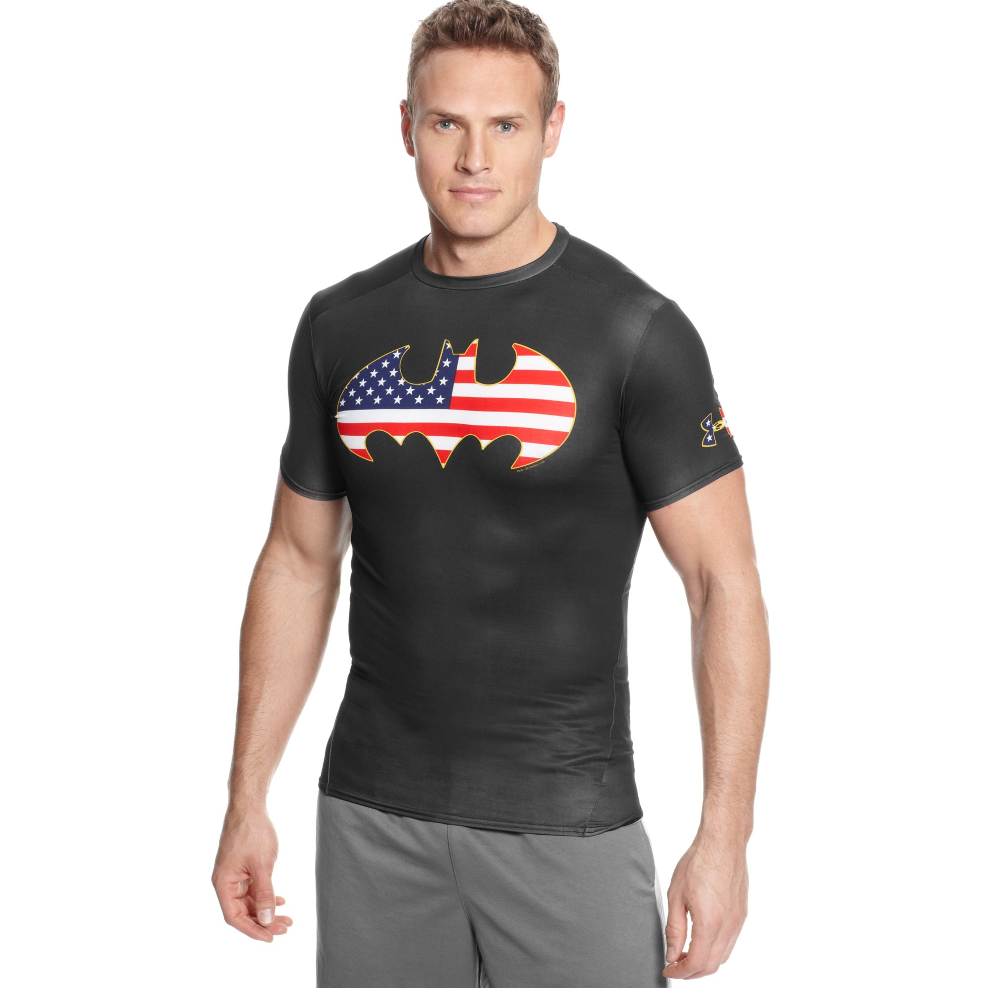 Under Armour Alter Ego Flag Batman Compression T-Shirt in Black for Men -  Lyst