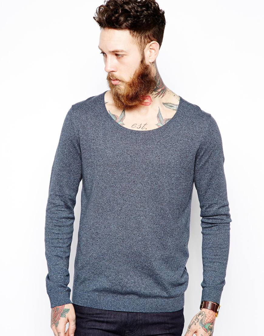 Wide Neck Sweater Mens – basketmontantehomme