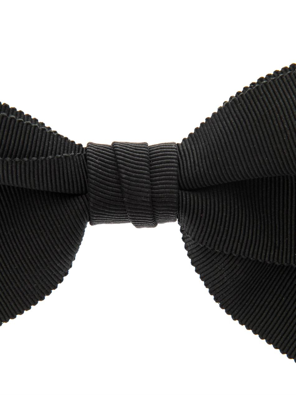 Saint Laurent Grosgrain Bow Tie in Black for Men Lyst