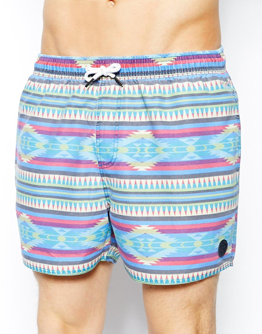 tribal swim trunks