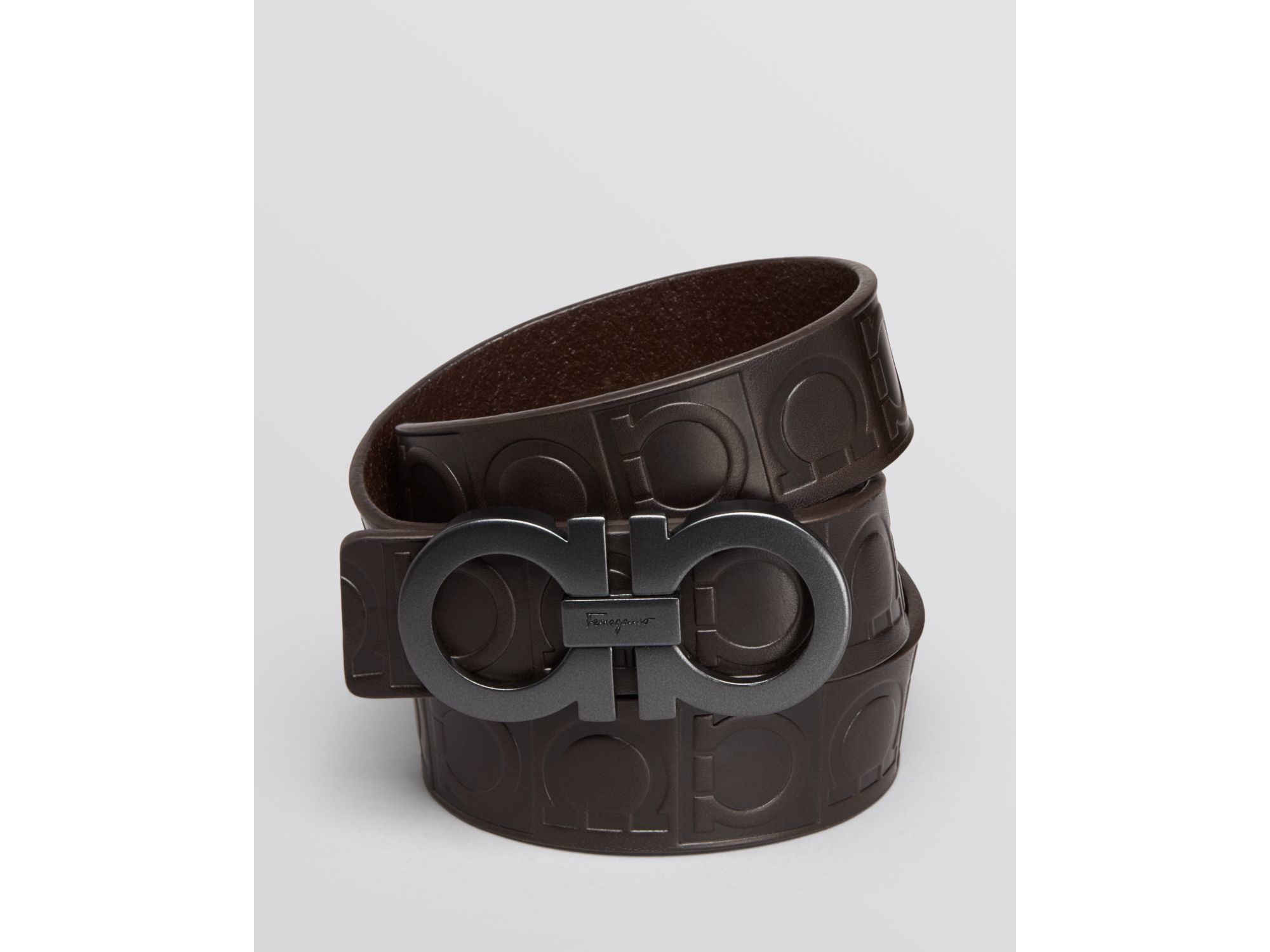 ferragamo embossed belt